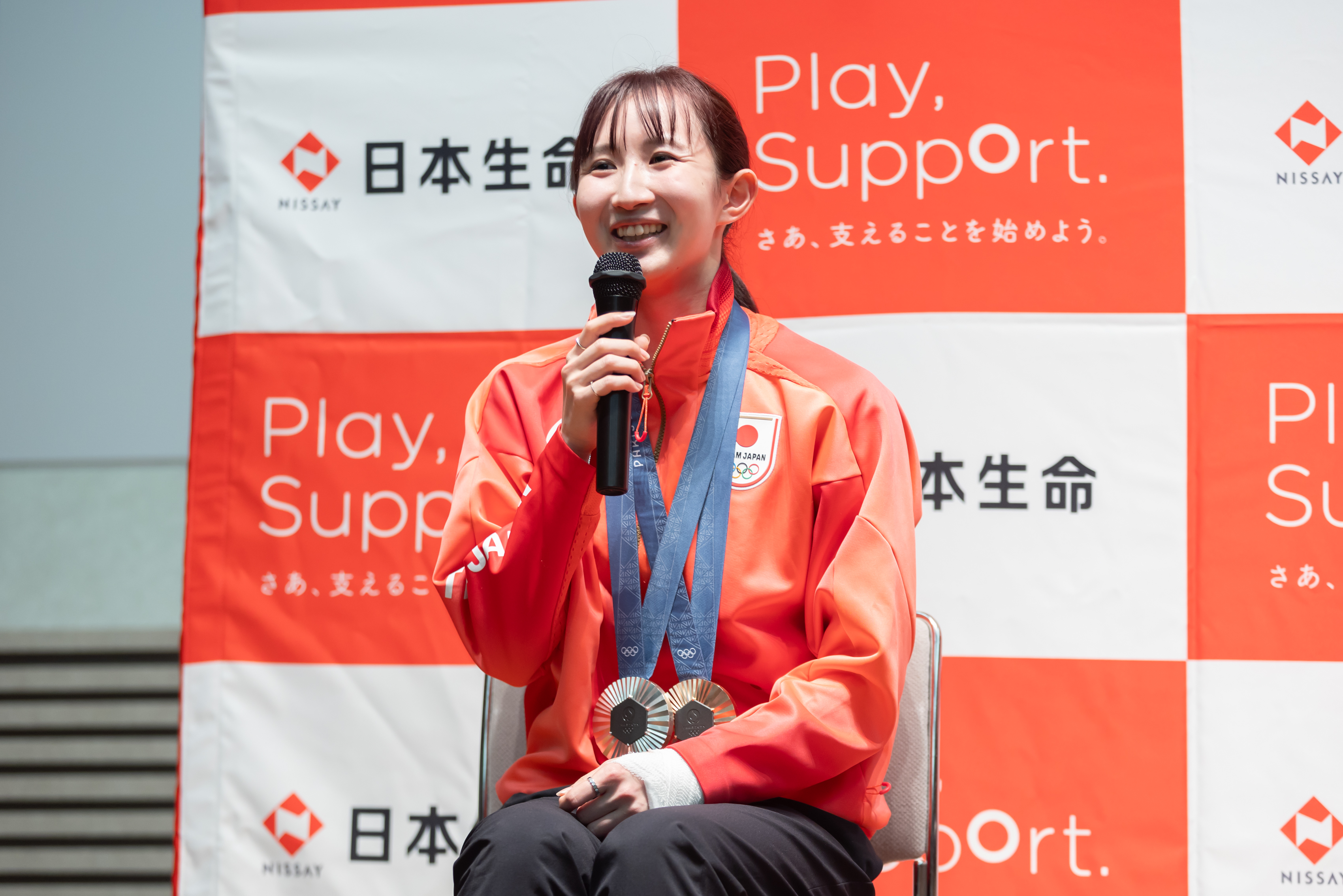 早田ひな、激闘振り返り思わず涙 「1パーセントの可能性あれば諦めない