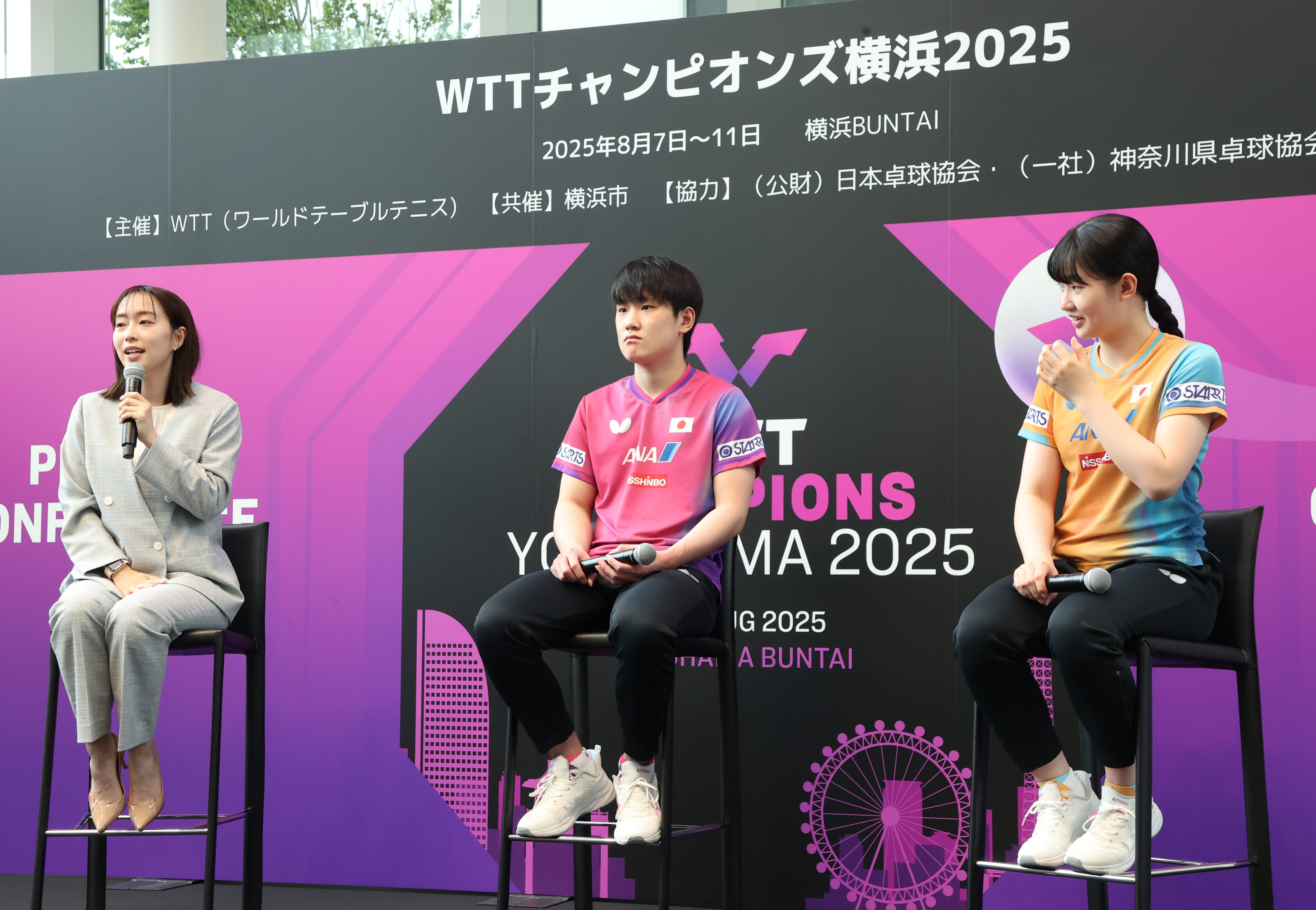 テレビ卓球 卓球・石川佳純選手が登場！安住アナウンサーと真剣勝負も!?8月