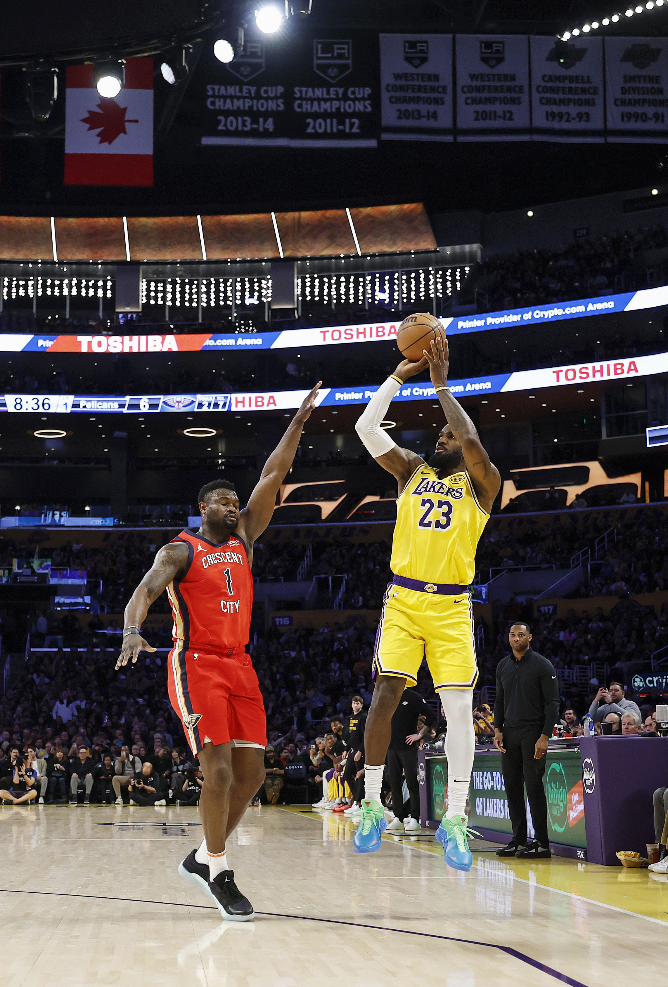 レブロン・ジェームズ、史上初の通算得点5万点突破 米プロバスケNBA 八
