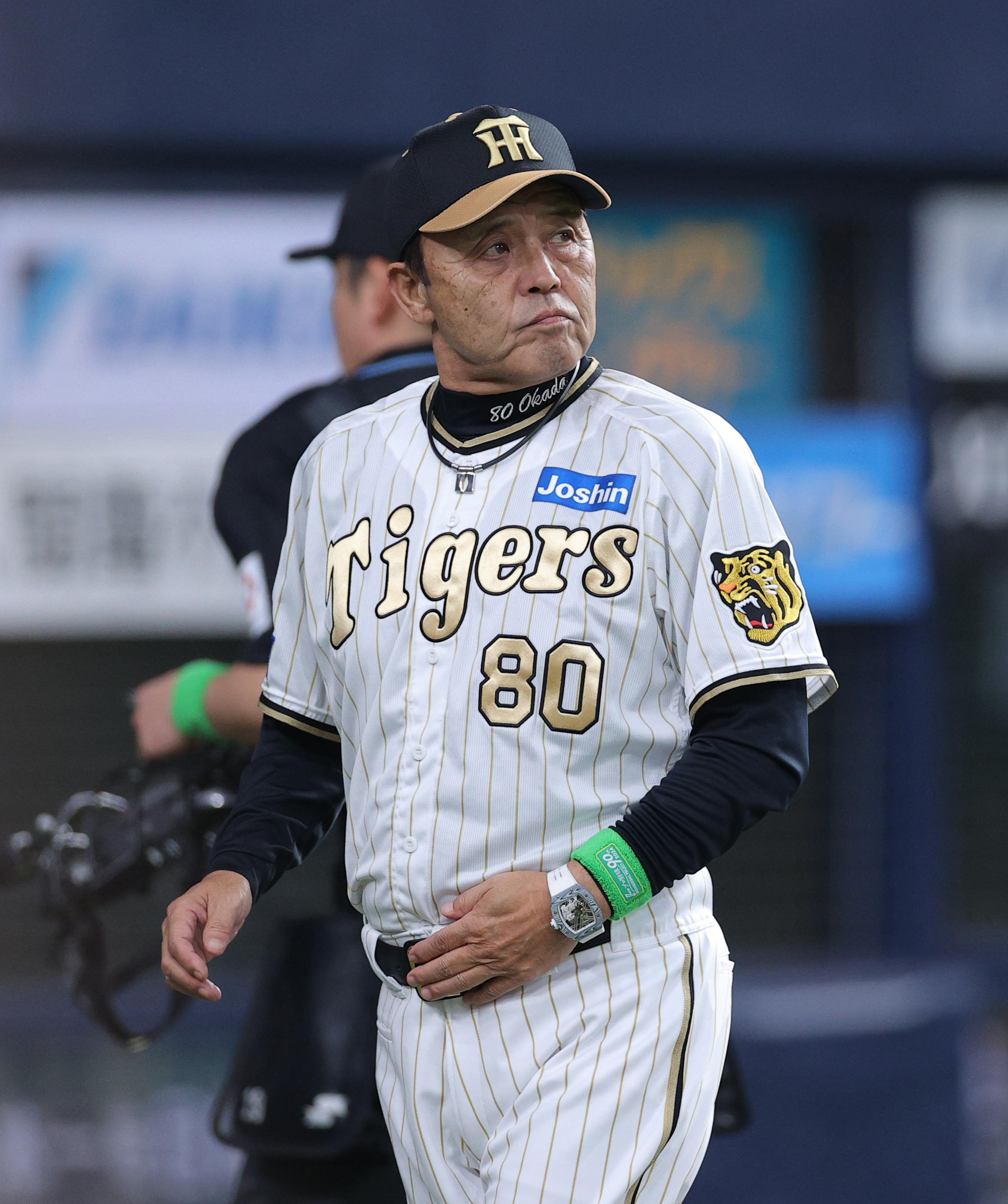 阪神・岡田監督「ゲッツーやろ。そういうことやんか」 佐藤輝明の一回