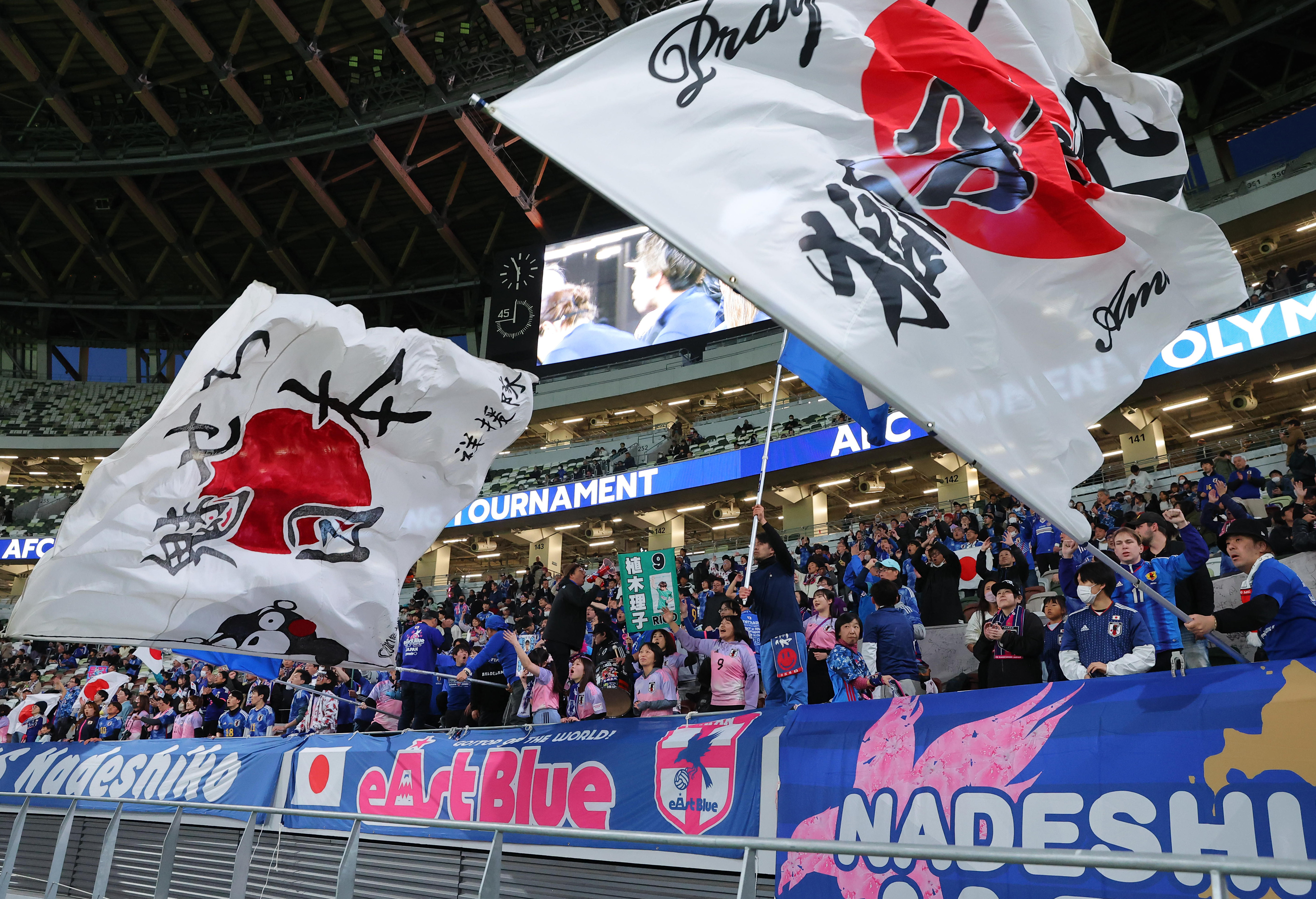 なでしこ側ゴール裏応援席チケットは3692枚に 一時は劣勢も当日に