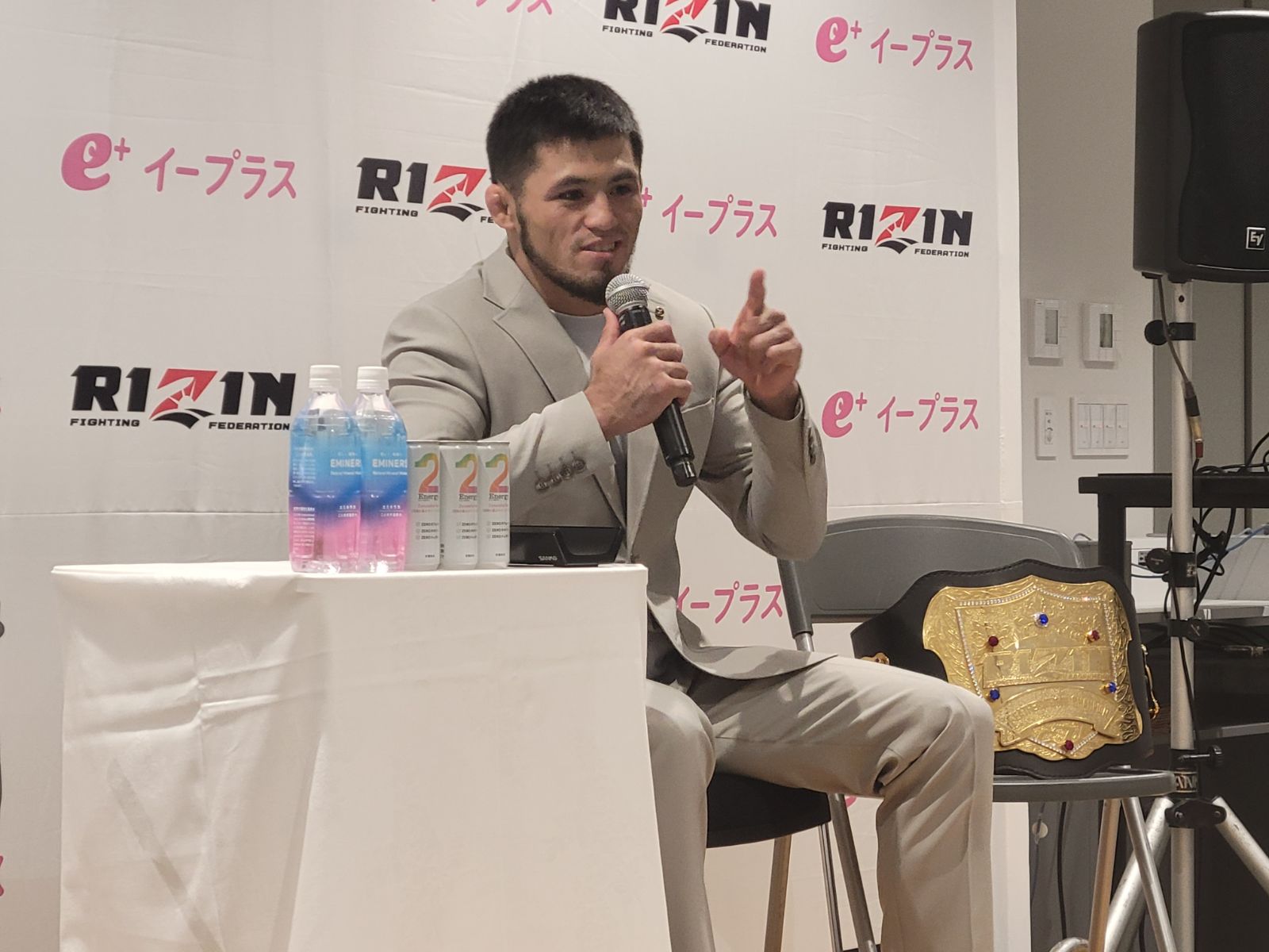 RIZIN】シェイドゥラエフ、クレベルの闘いぶりを厳しく評価「全体的に