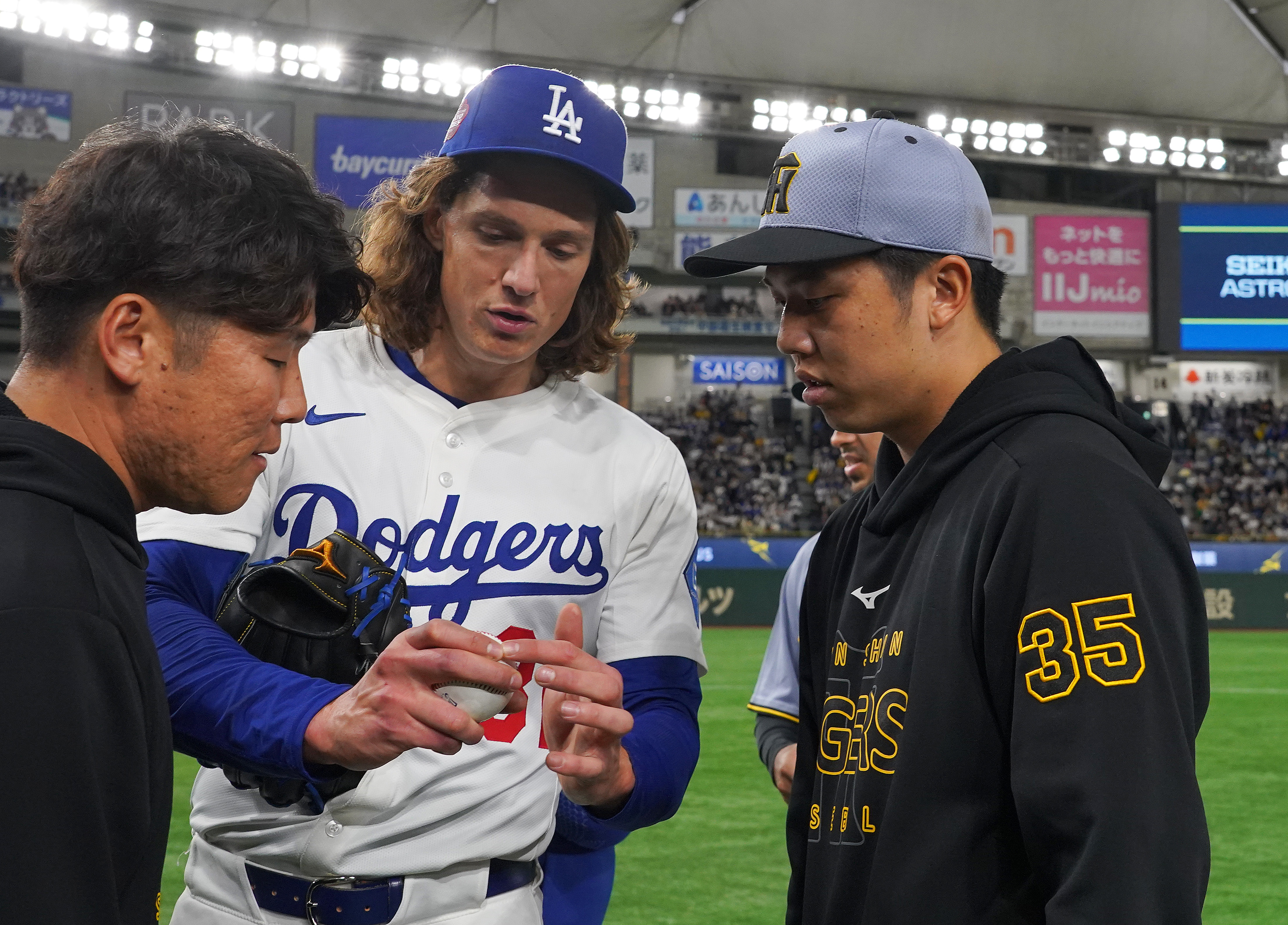 阪神・才木浩人がグラスノー直伝カーブを試投 開幕前ラスト登板