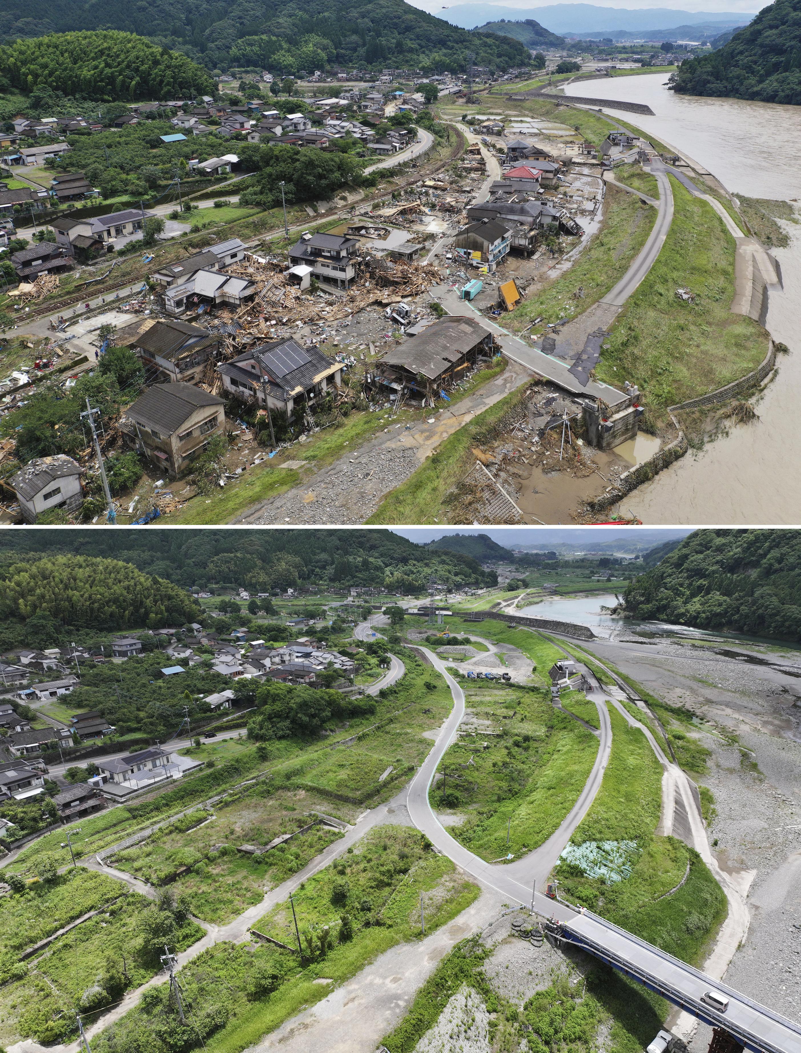 フォト】九州5県の豪雨災害から3年 79人犠牲、肥薩線不通続く
