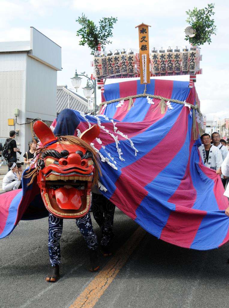 石岡の獅子頭 ミニチュア 石岡のおまつり 厄祓い 幌獅子 日本初の