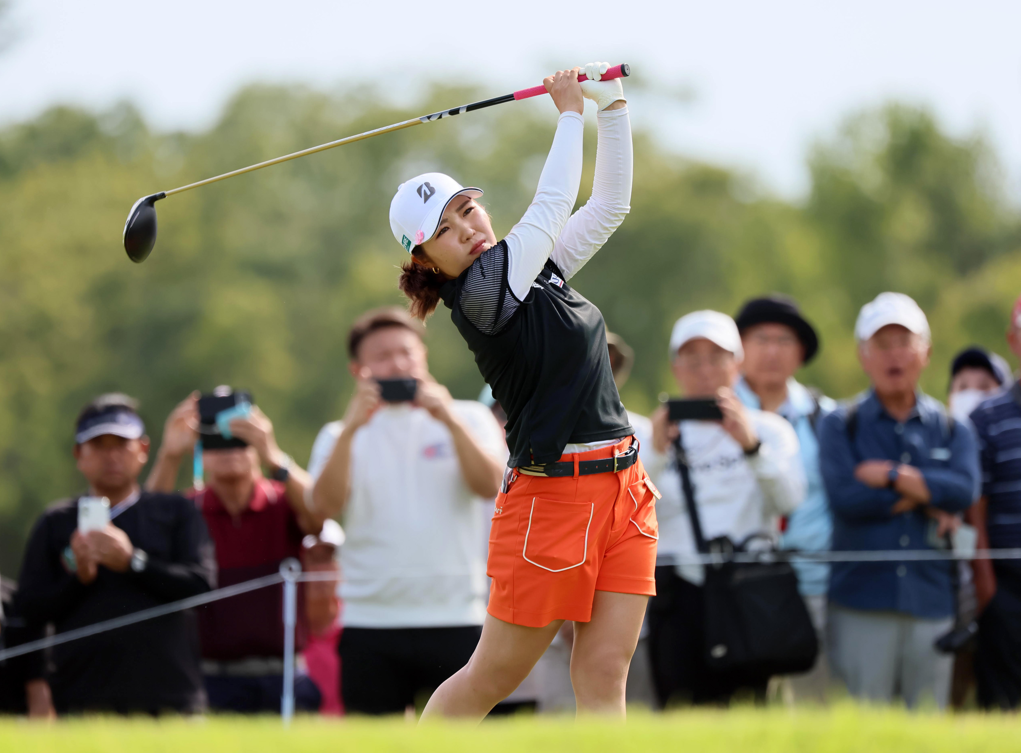 今季国内初戦の古江彩佳はノーボギーで発進「日本に帰ってきたなって