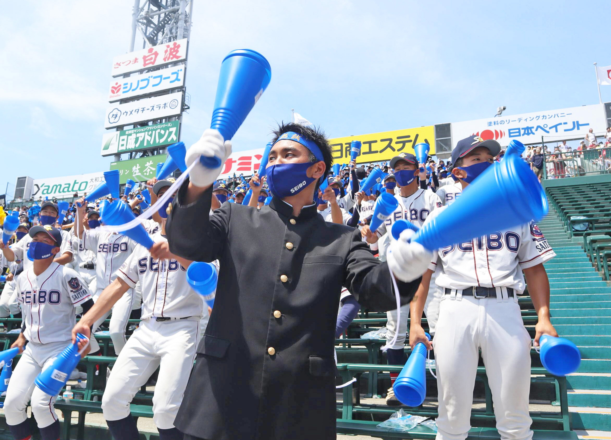 聖望学園－能代松陽】聖望学園、１９年ぶり初戦突破 勝負強さ光る