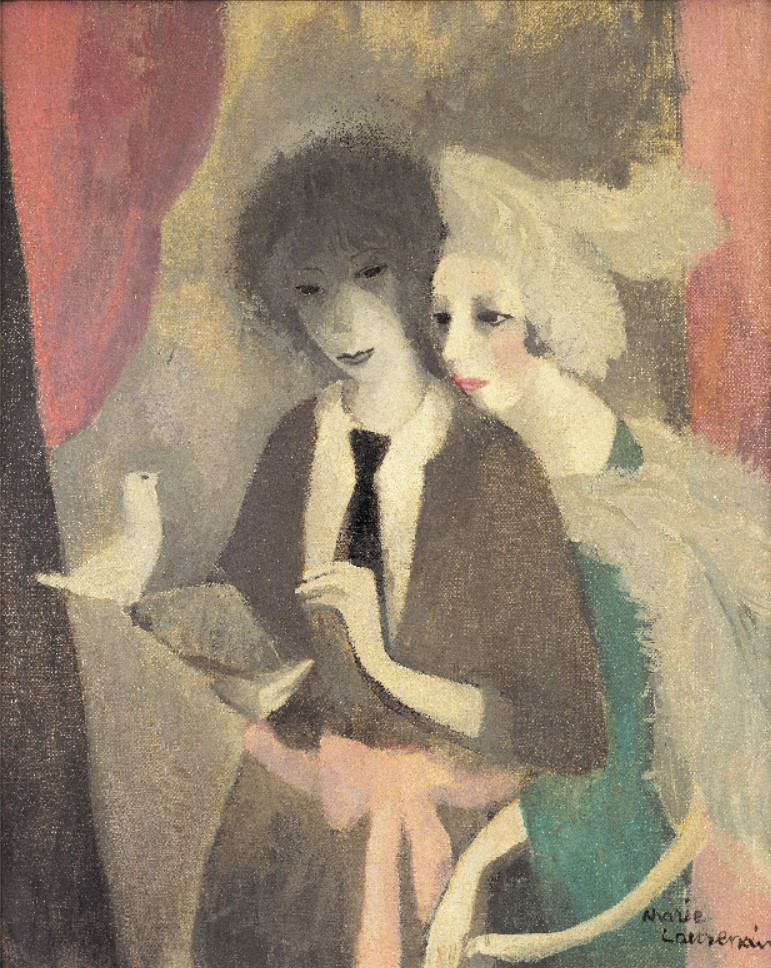 ローランサン　母子 ローランサン「鳩と女たち」 - 産経ニュース