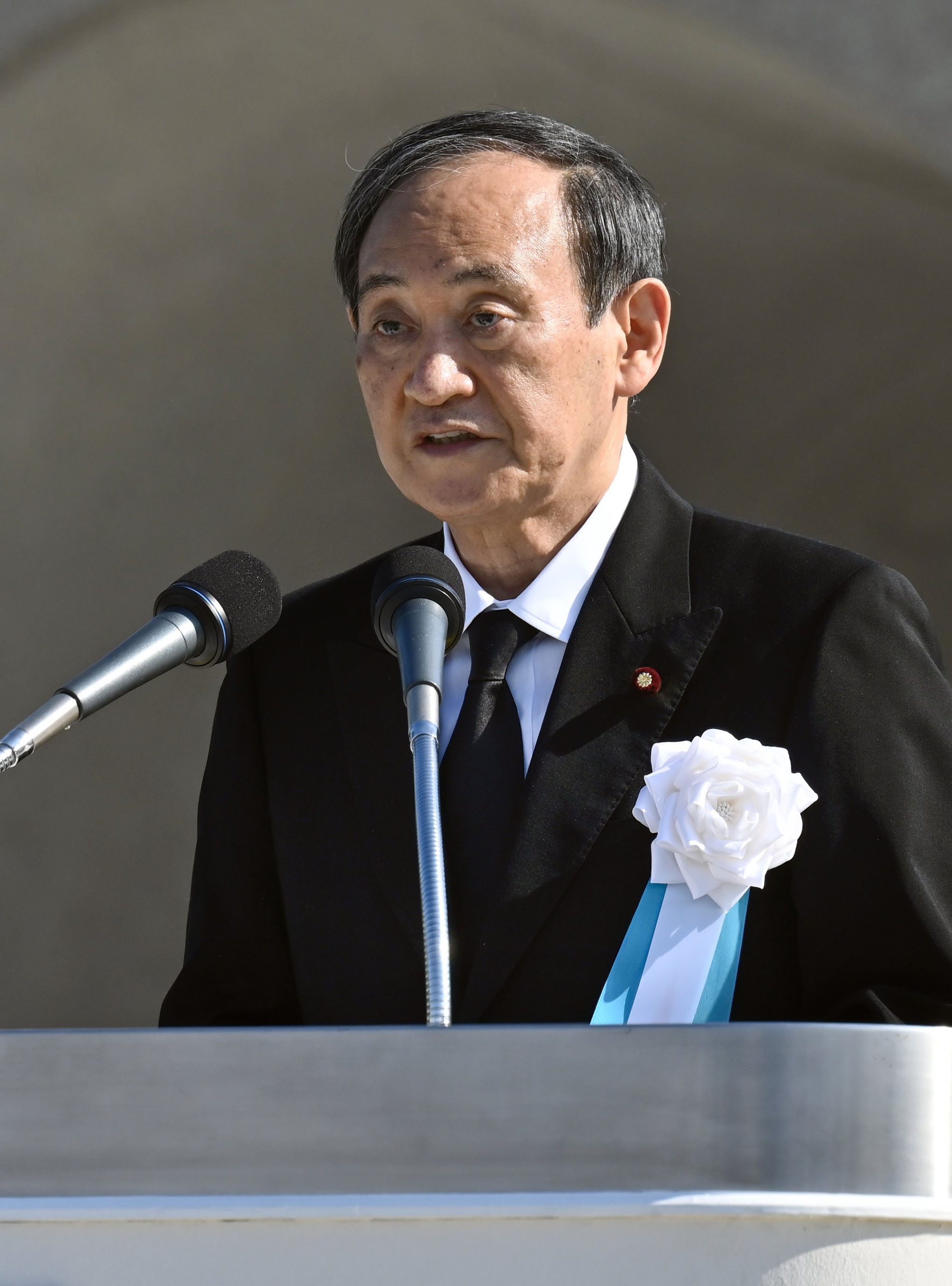 菅首相、平和式典あいさつで読み飛ばし 「唯一の戦争被爆国」部分
