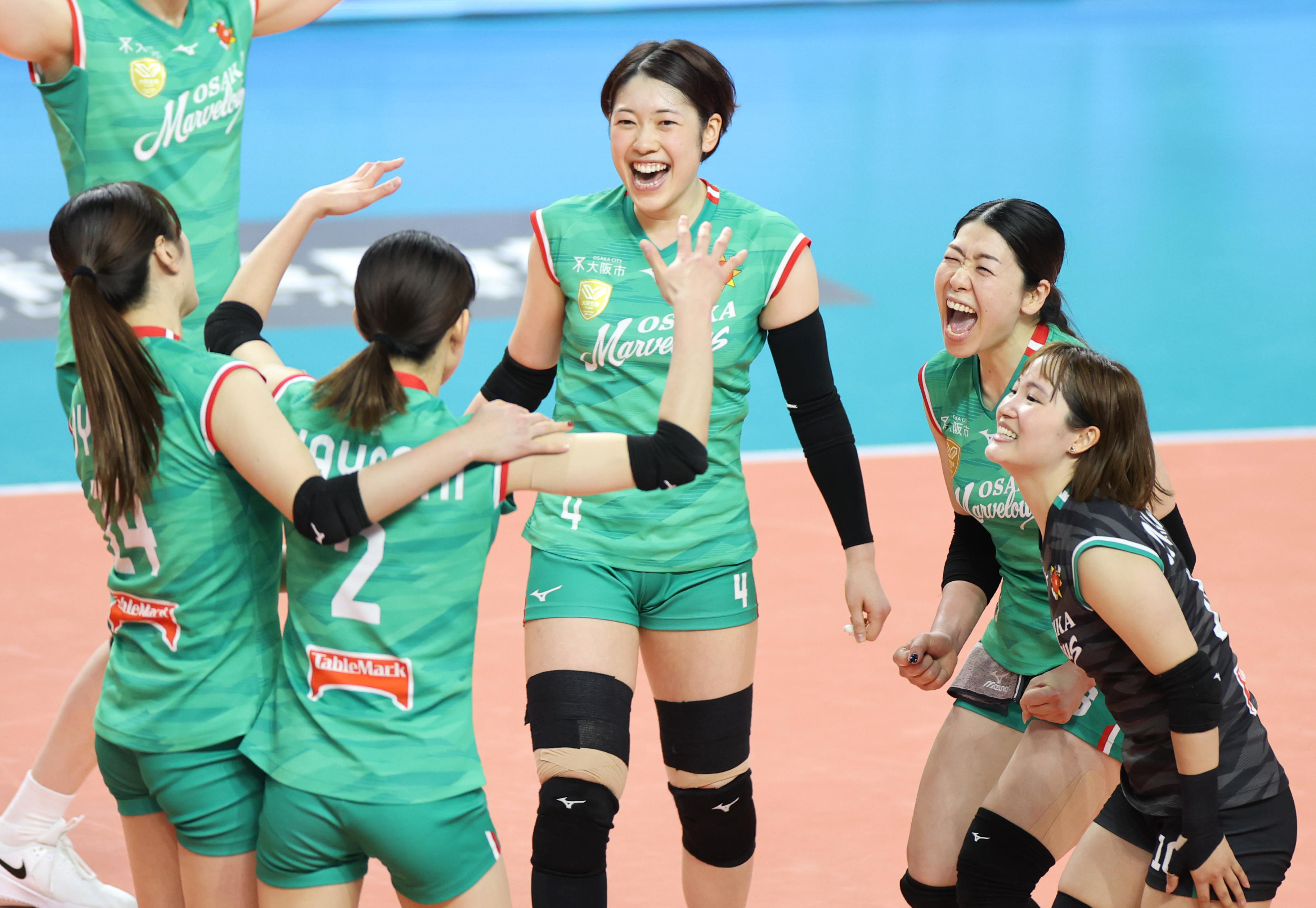 バレー全日本選手権、女子は大阪Mが5大会ぶりV NEC川崎に3－2で