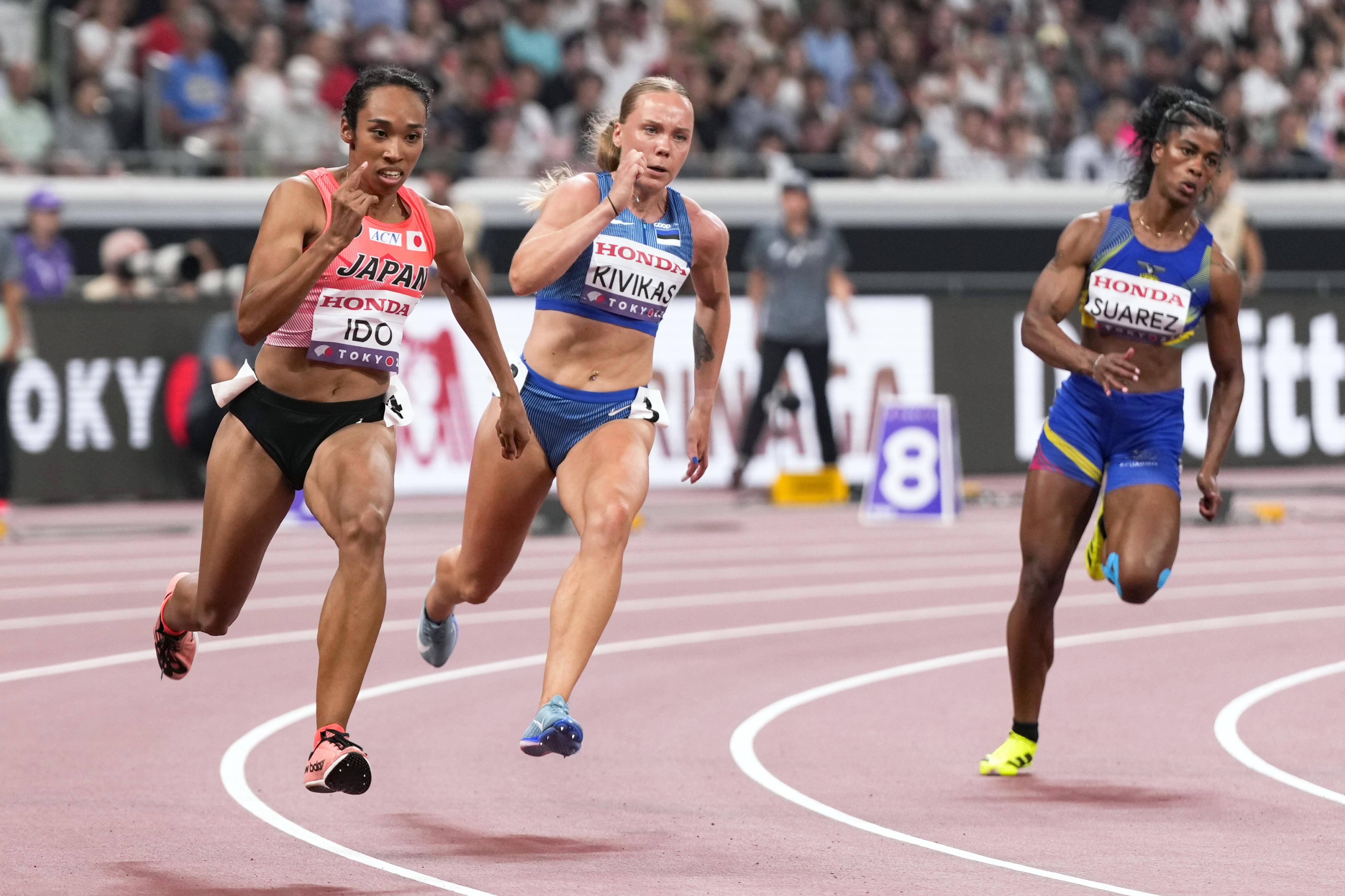 井戸アビゲイル風果「楽しんで走れた」 女子200m日本勢14年ぶり準決勝