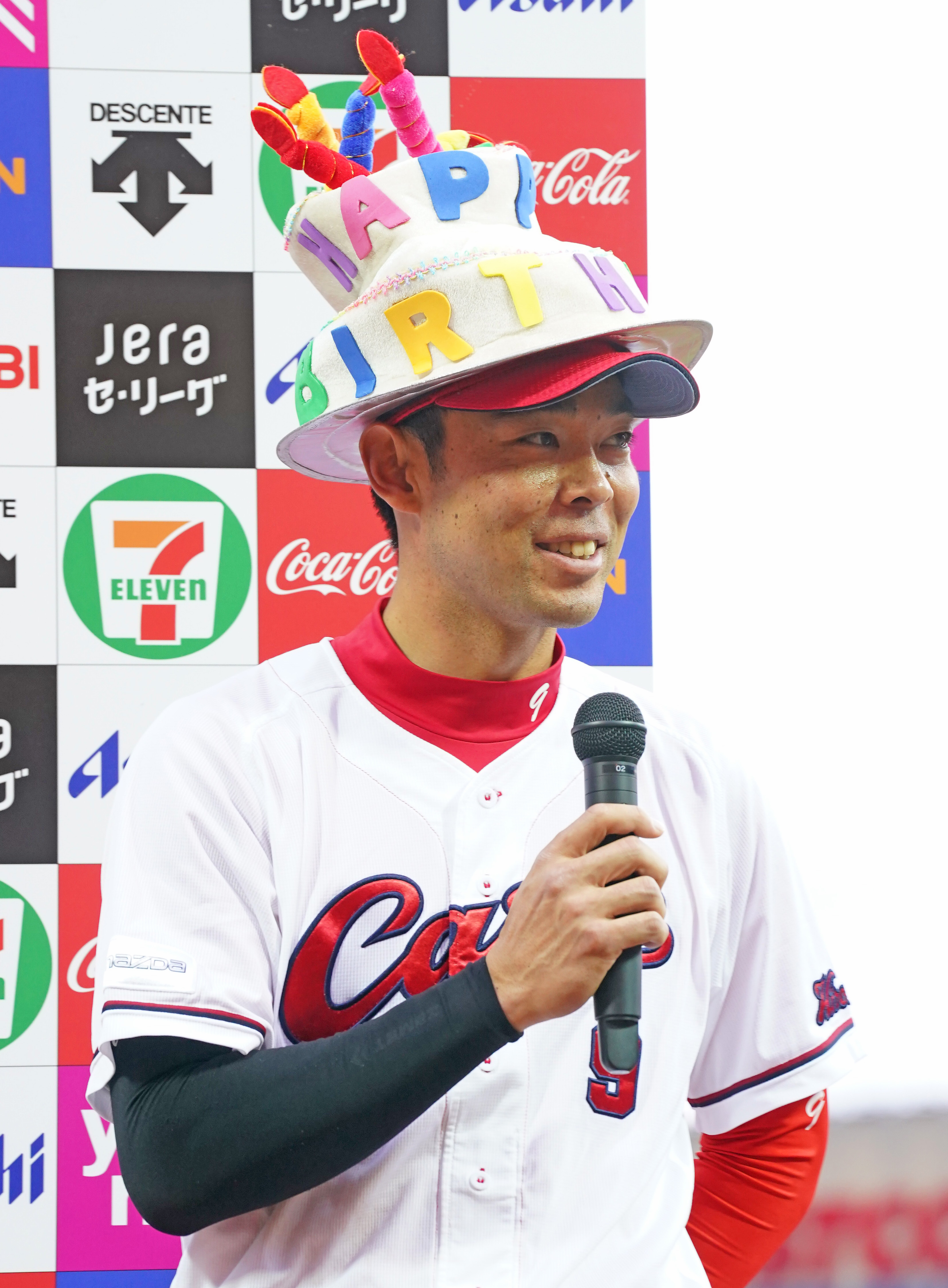 広島・秋山、誕生日に３安打「隙を見せずにやっていきたい」