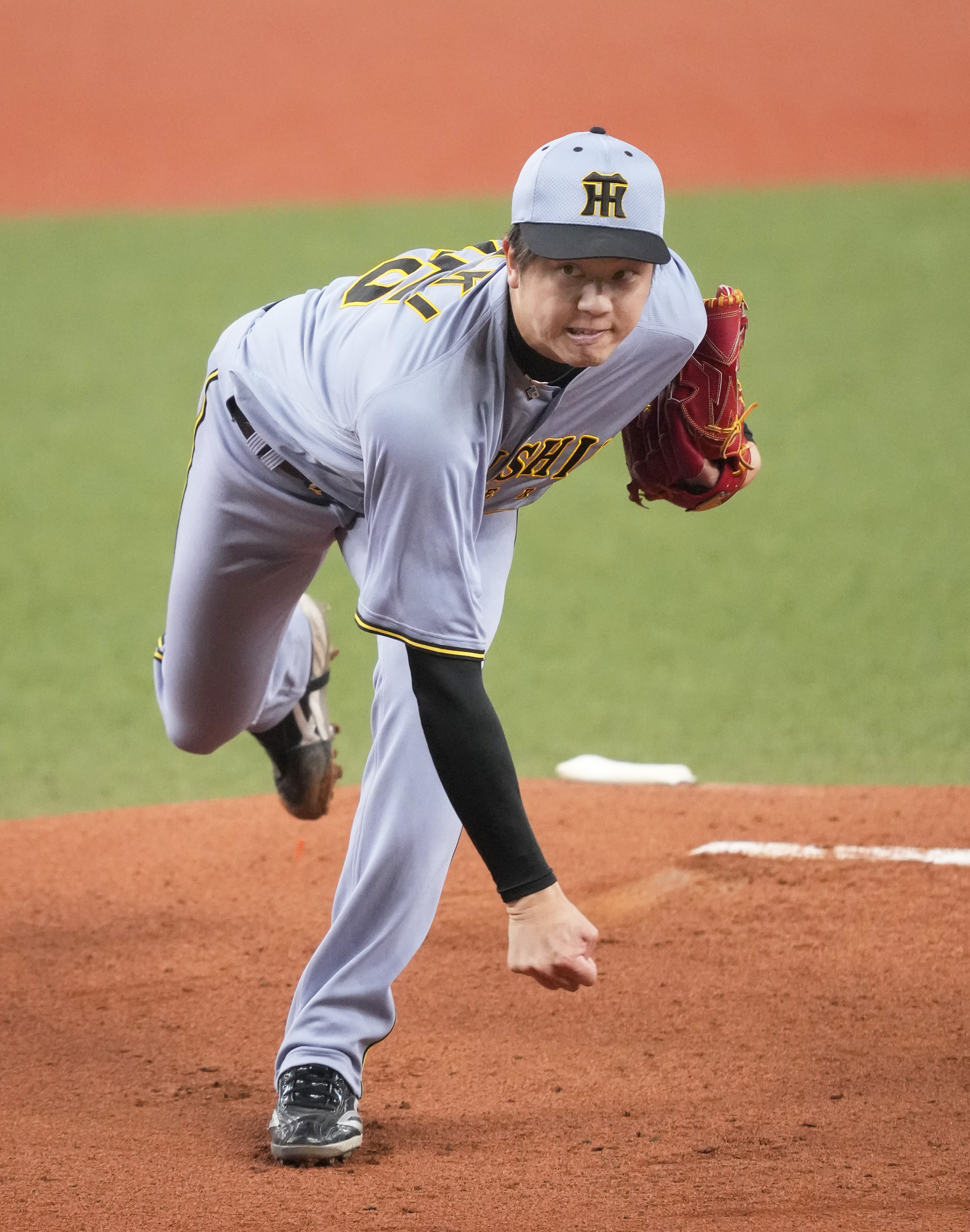阪神・才木浩人がグラスノー直伝カーブを試投 開幕前ラスト登板