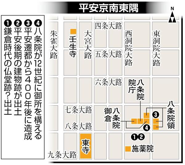 歴史インサイド 碁盤の目 平安京に長年残された手つかずの土地とは 1 4ページ 産経ニュース