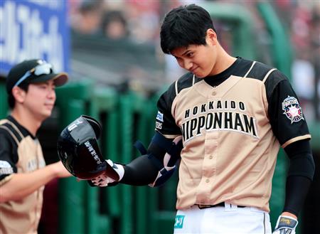 日本ハム・大谷は今季最終戦で4打数無安打 第4打席は見逃し三振で涙