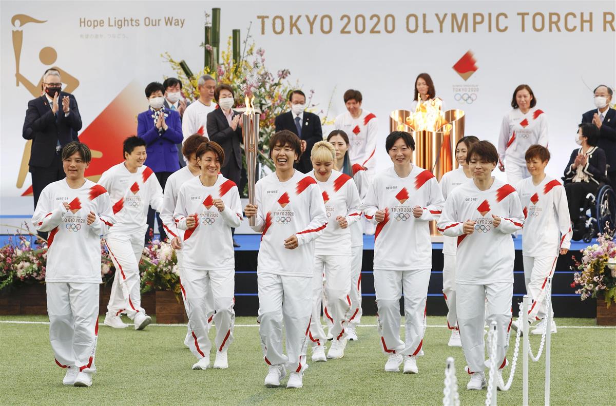 復興 象徴の福島から 五輪聖火リレースタート サンスポ