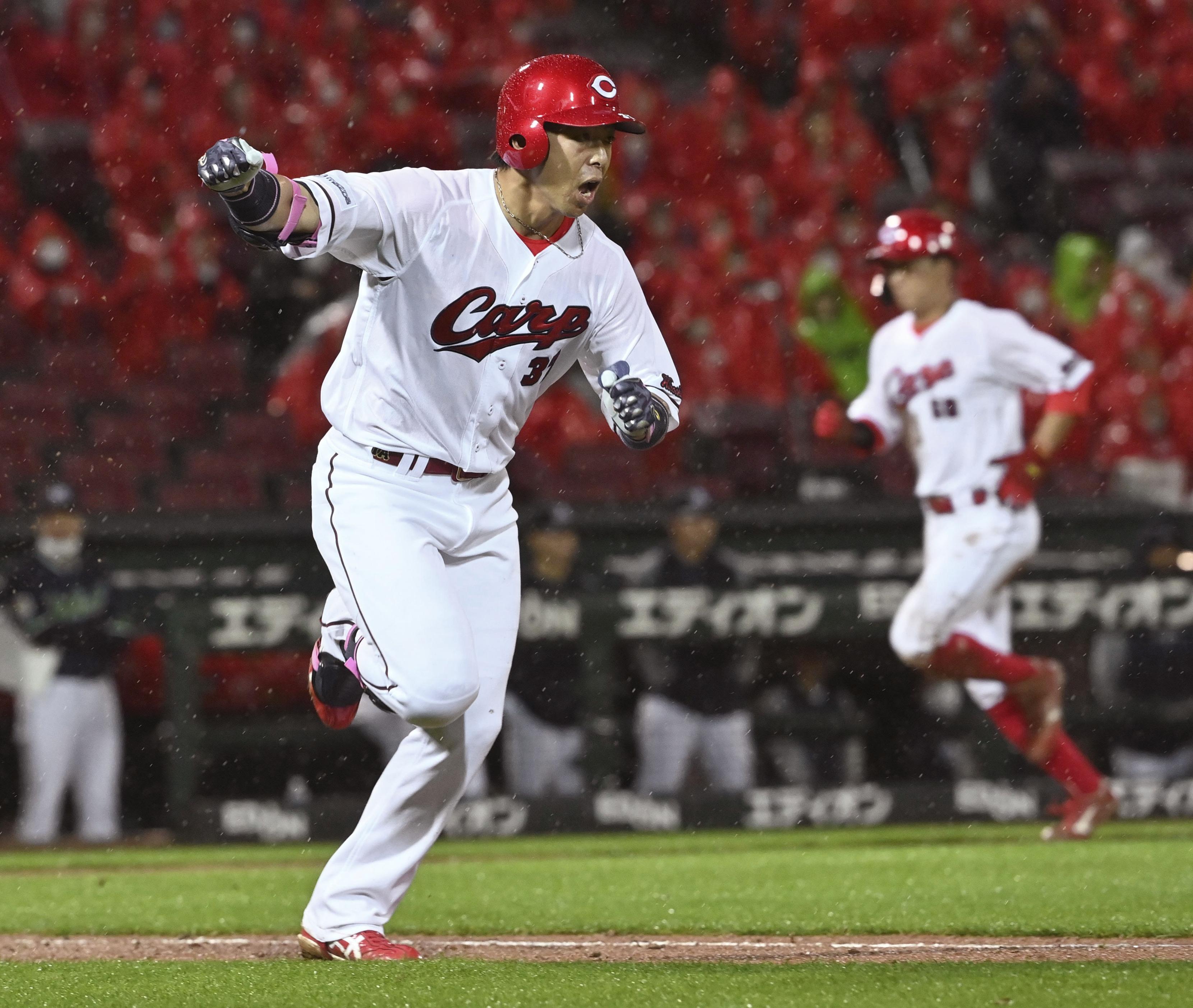 広島・野間、決勝打に喜び「最高の結果」