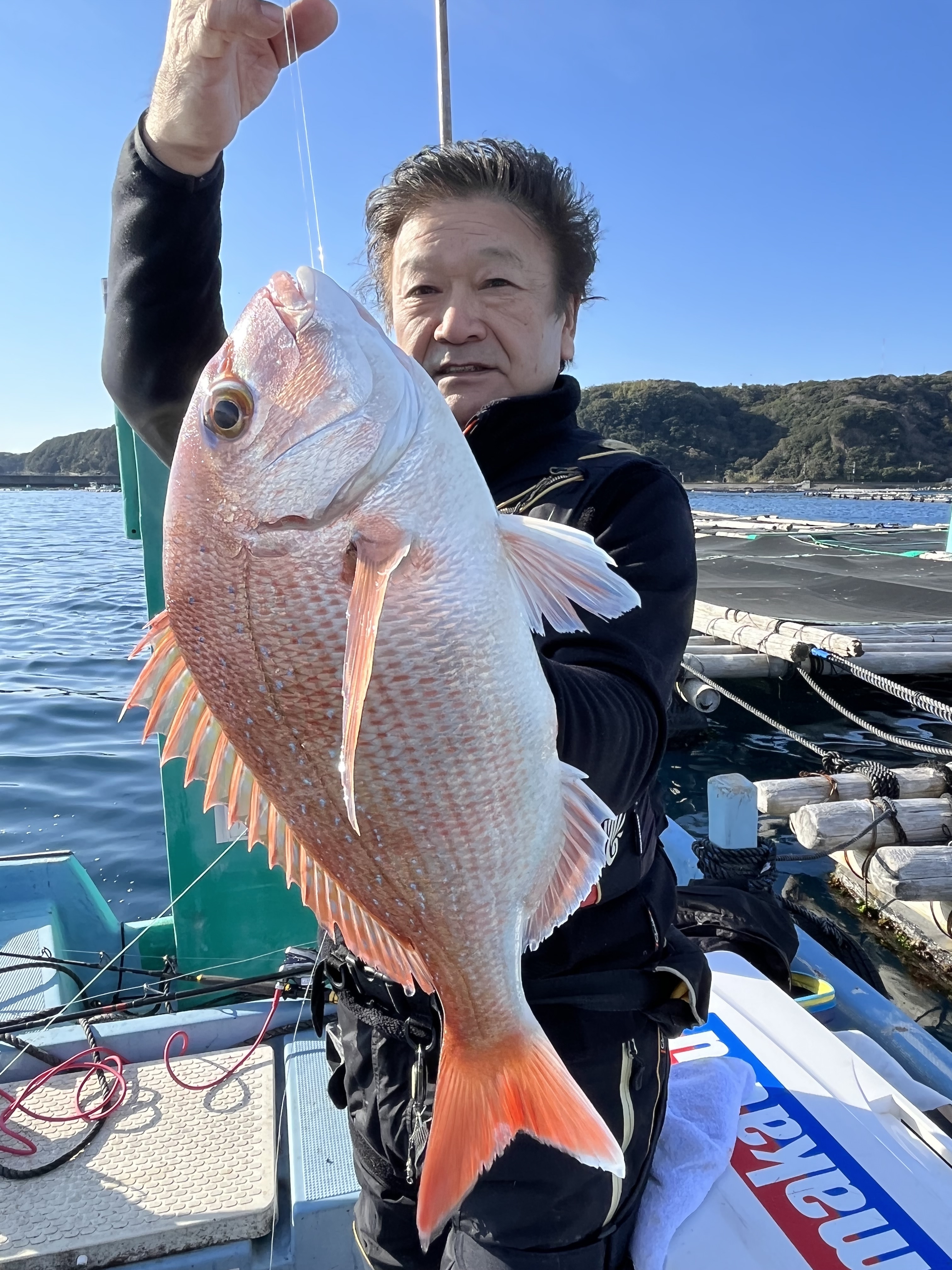 大島フィッシング フカセ釣り メジロに！！マダイに！！ヒラメ