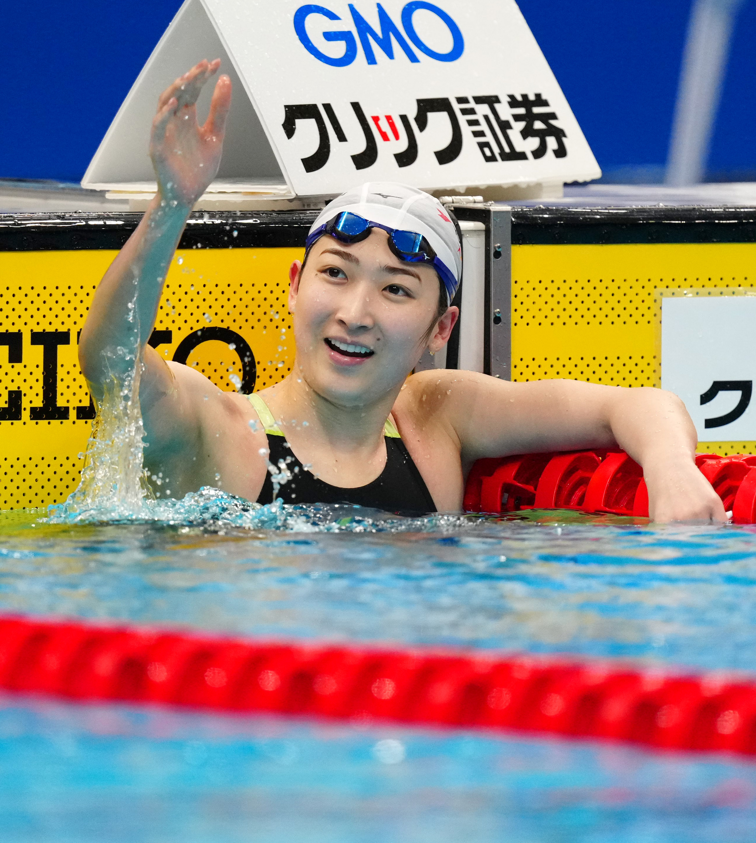 池江璃花子が50バタVで3冠 代表内定2種目目「池江が戻ってきたと