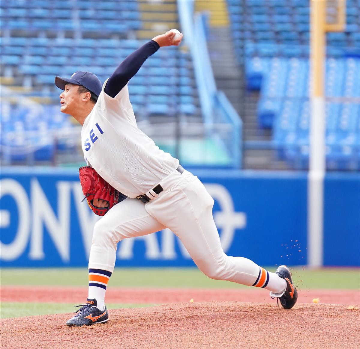 法大 山下輝 ２人のドラ１から学んだ投球で１０ｋ初勝利 東京六大学 サンスポ