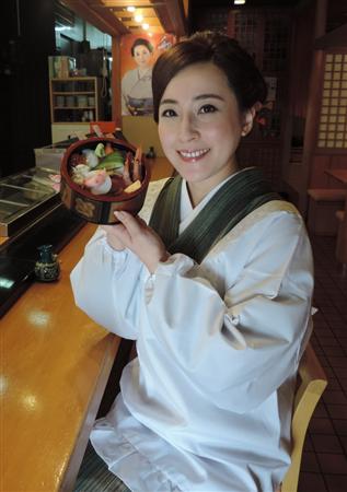 水田竜子が寿司店で１日店長 限定オリジナル丼も販売 サンスポ