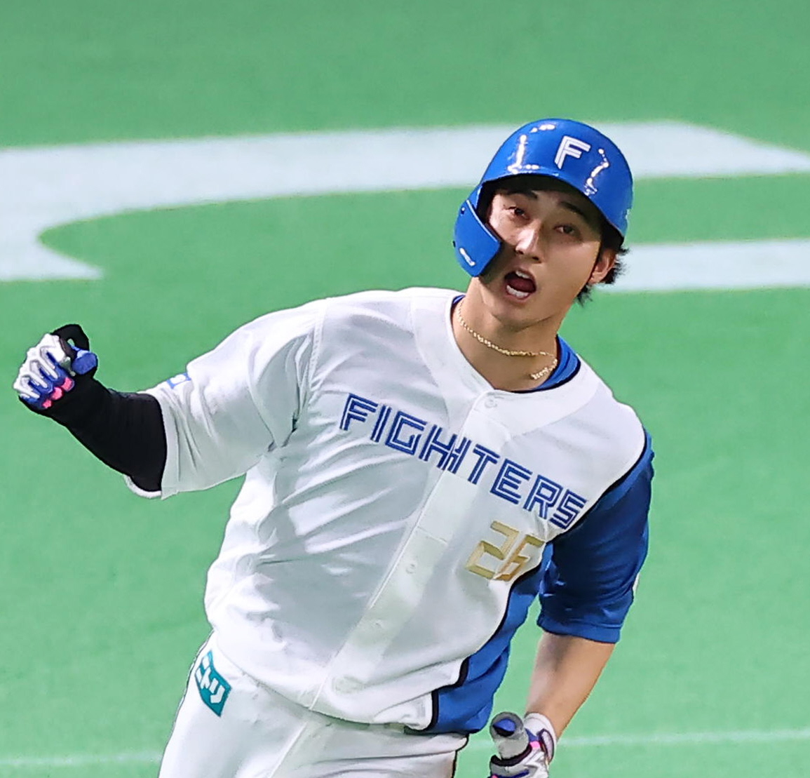 日本ハムファイターズ ピンバッジ 河野選手 - 記念グッズ