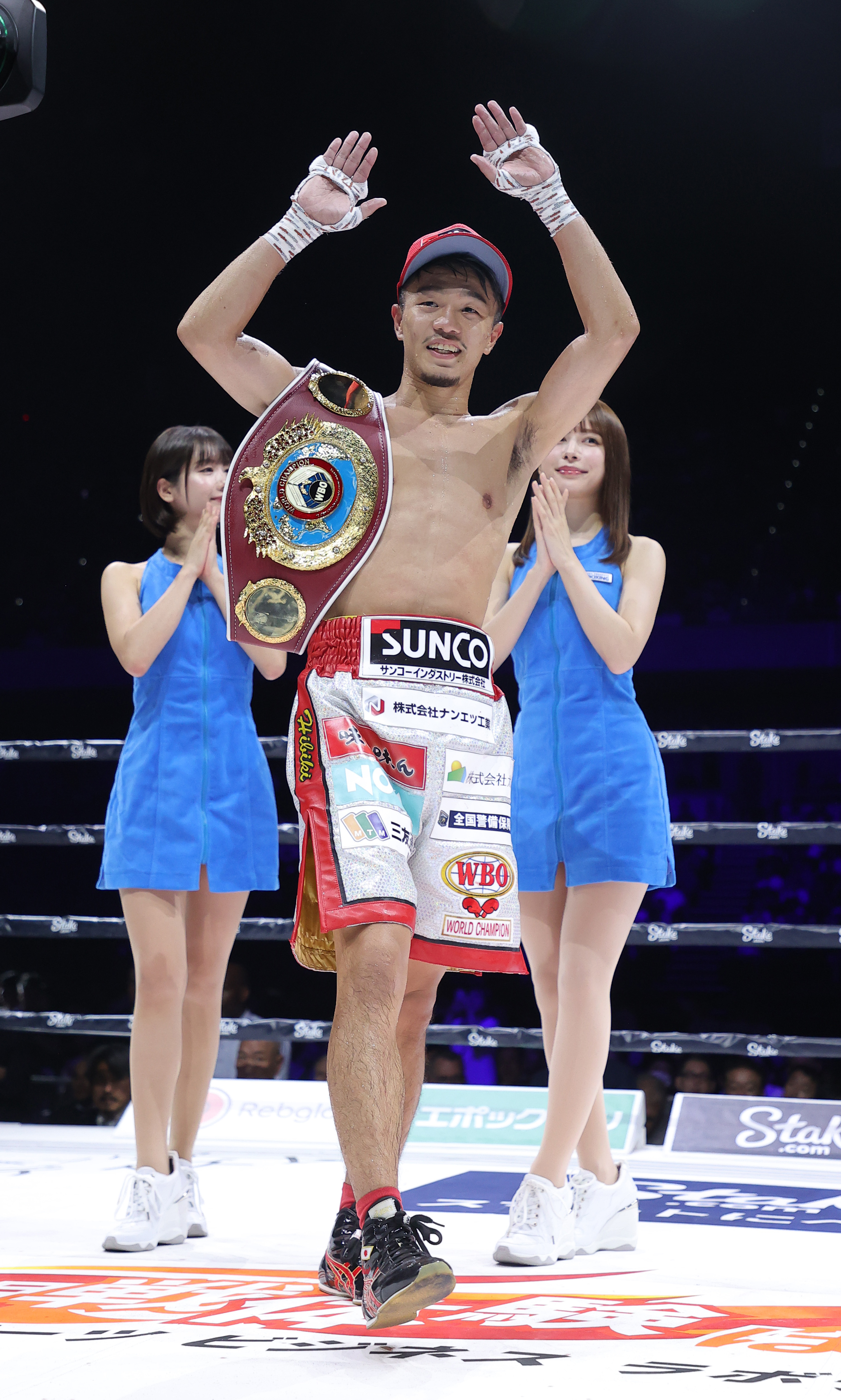 S*E様 中谷潤人 ボブルヘッド 数量限定】30勝＆3度防衛達成記念グッズ