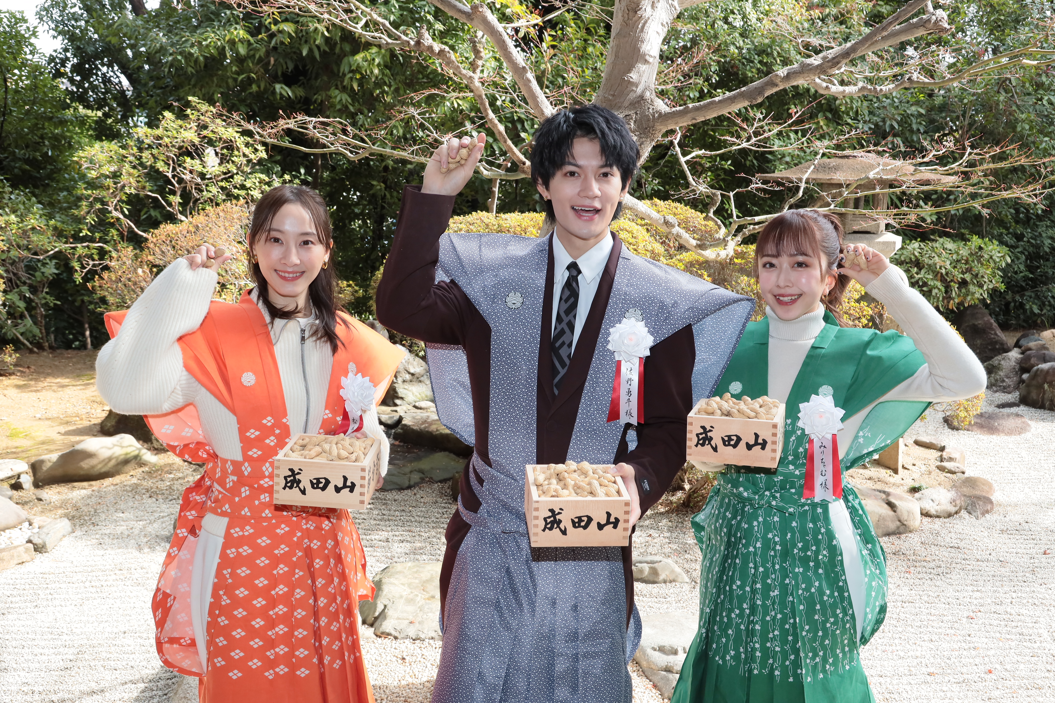 朝ドラ「おむすび」キャストの佐野勇斗、松井玲奈、みりちゃむが大阪