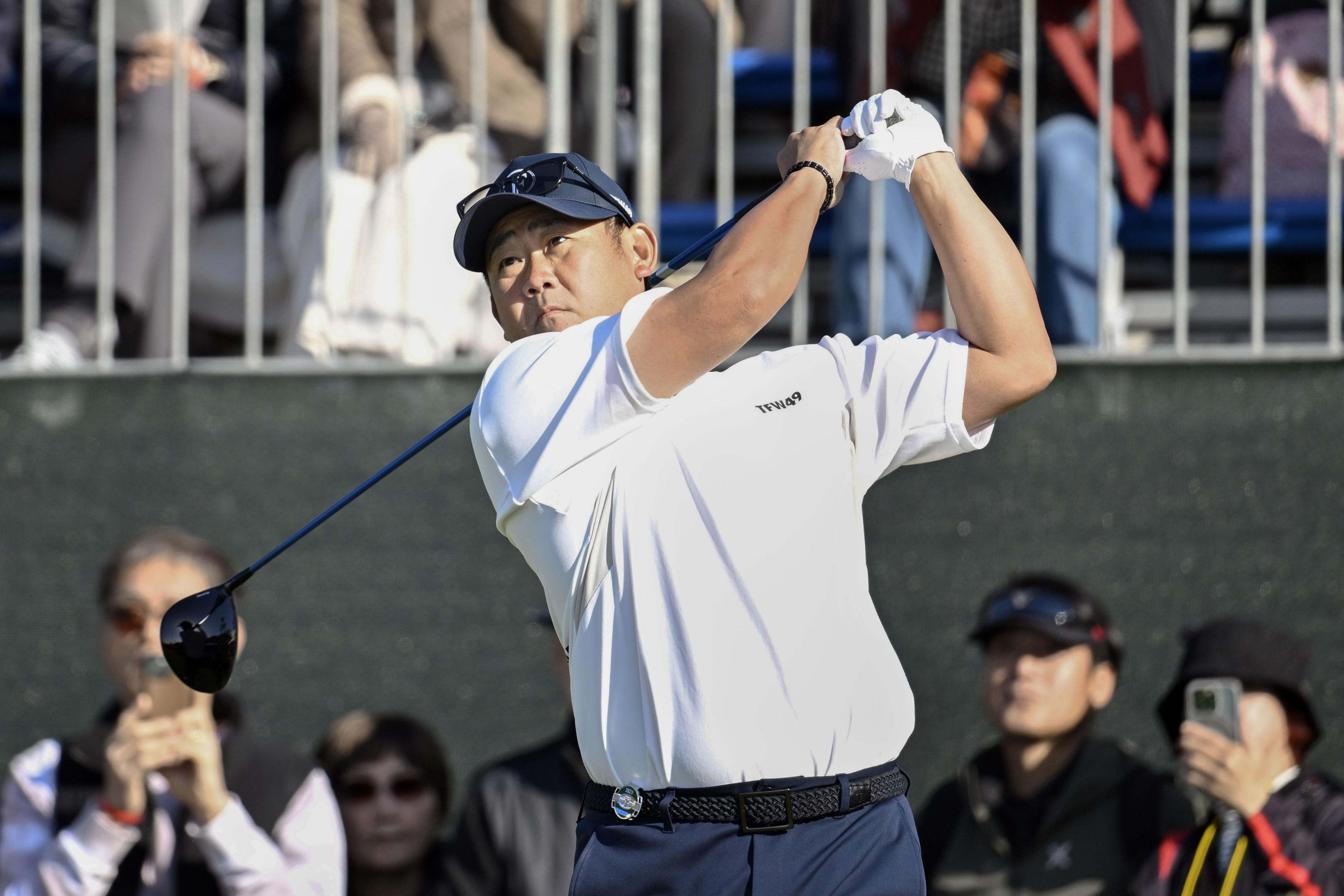 松坂大輔、瞳を潤ませ途中棄権 前日、急斜面でふくらはぎ肉離れ カシオ 