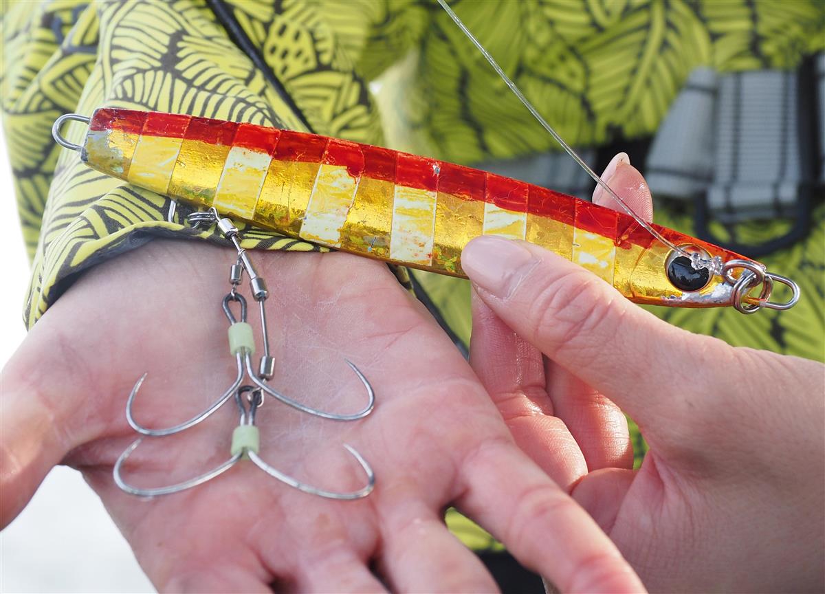 テンヤもいいけどタチウオジギング 村西アナ 大満足１２匹ゲット 関西フィッシング 1 3ページ サンスポ