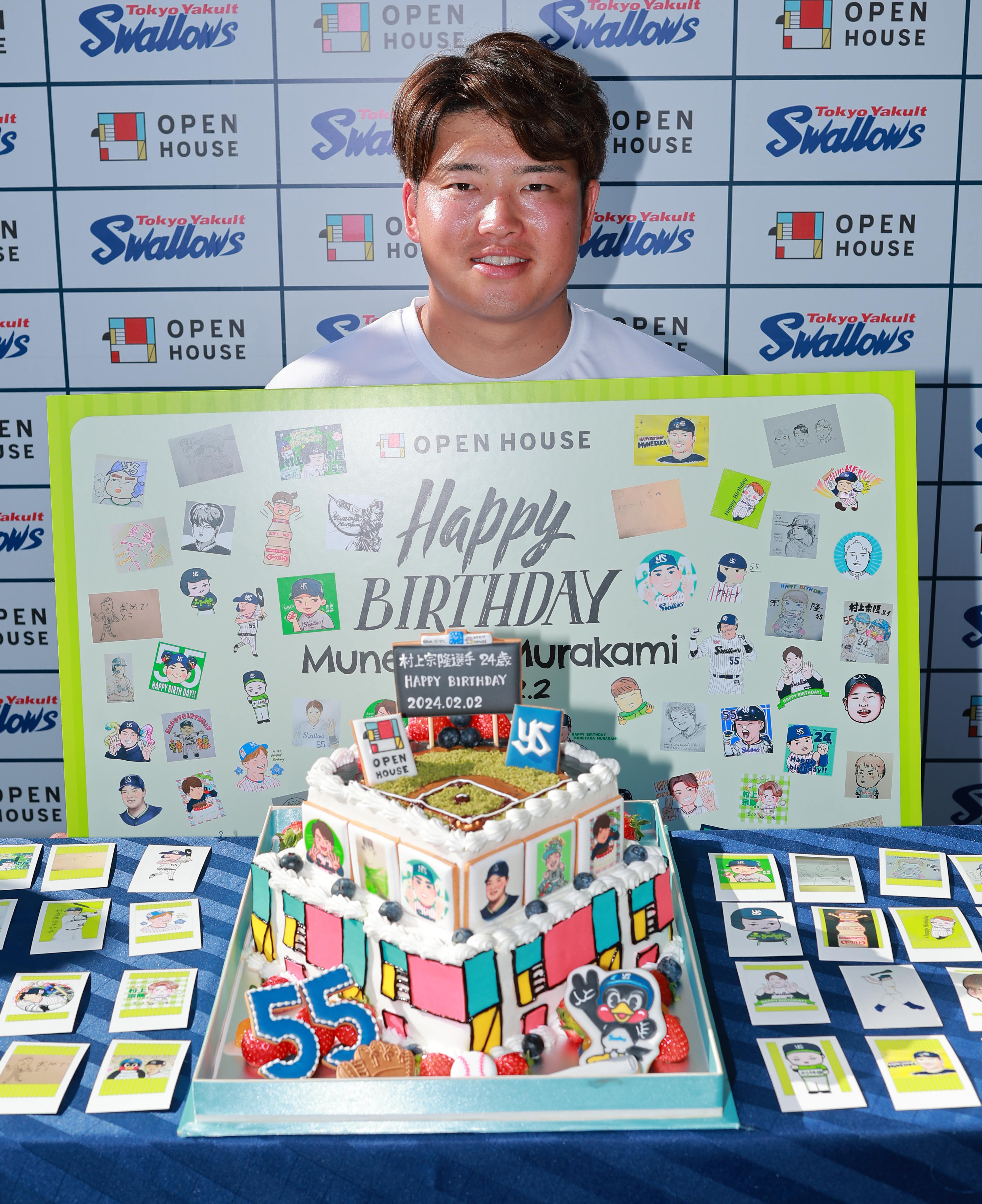 ヤクルト・村上宗隆、２４歳の誕生日に活躍誓う「いい１年に