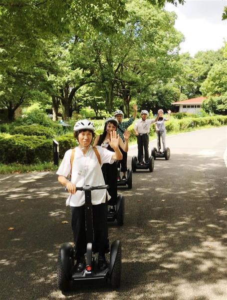 大人の遠足 セグウェイに乗って見る景色は新鮮 広大な国営昭和記念公園 立川市 昭島市 で風を感じて 1 2ページ 産経ニュース