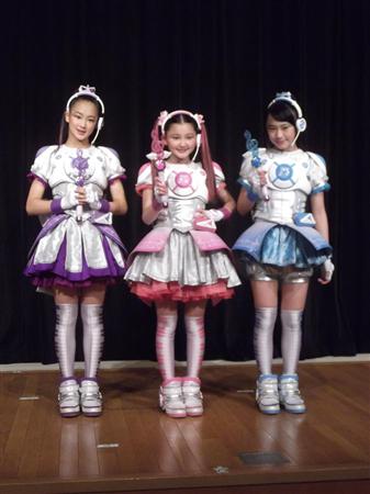 アイドル 戦士 ミラクルちゅーんず 特別試写会に足立涼夏ちゃんら登場 サンスポ