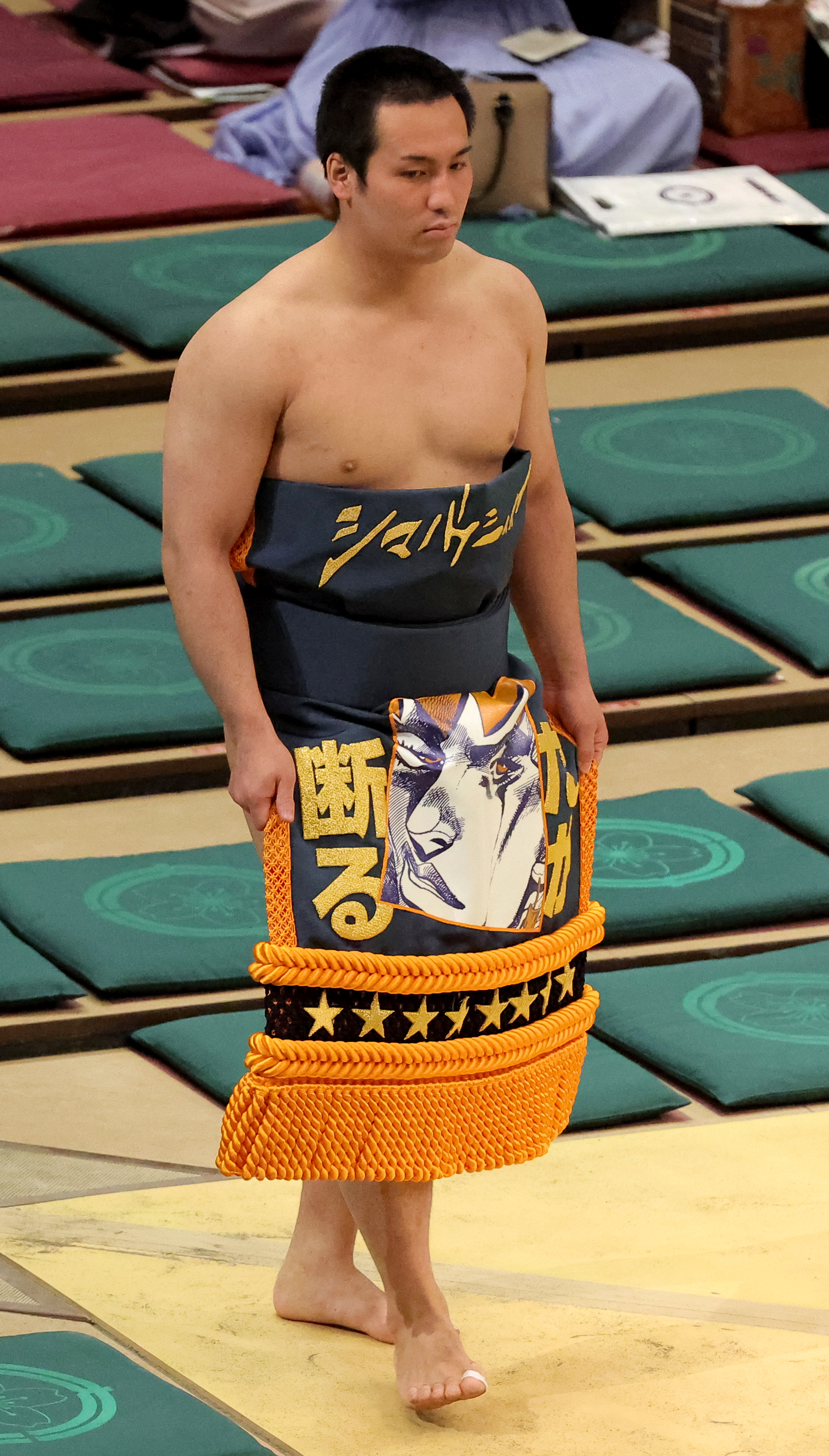相撲 力士 北の冨士 化粧廻し