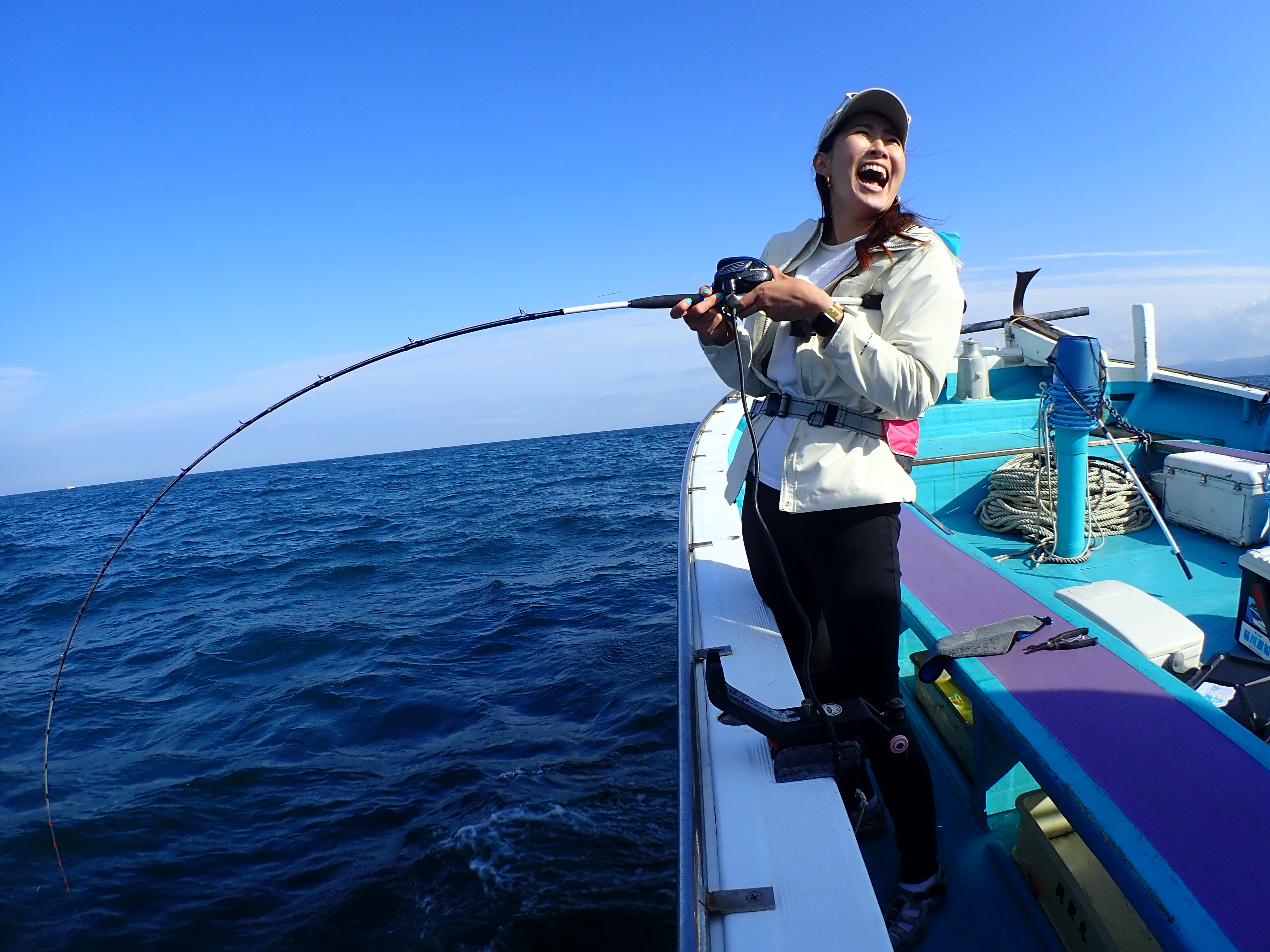 メジロ快釣 村西アナ 落とし込み 挑戦 関西フィッシング サンスポ