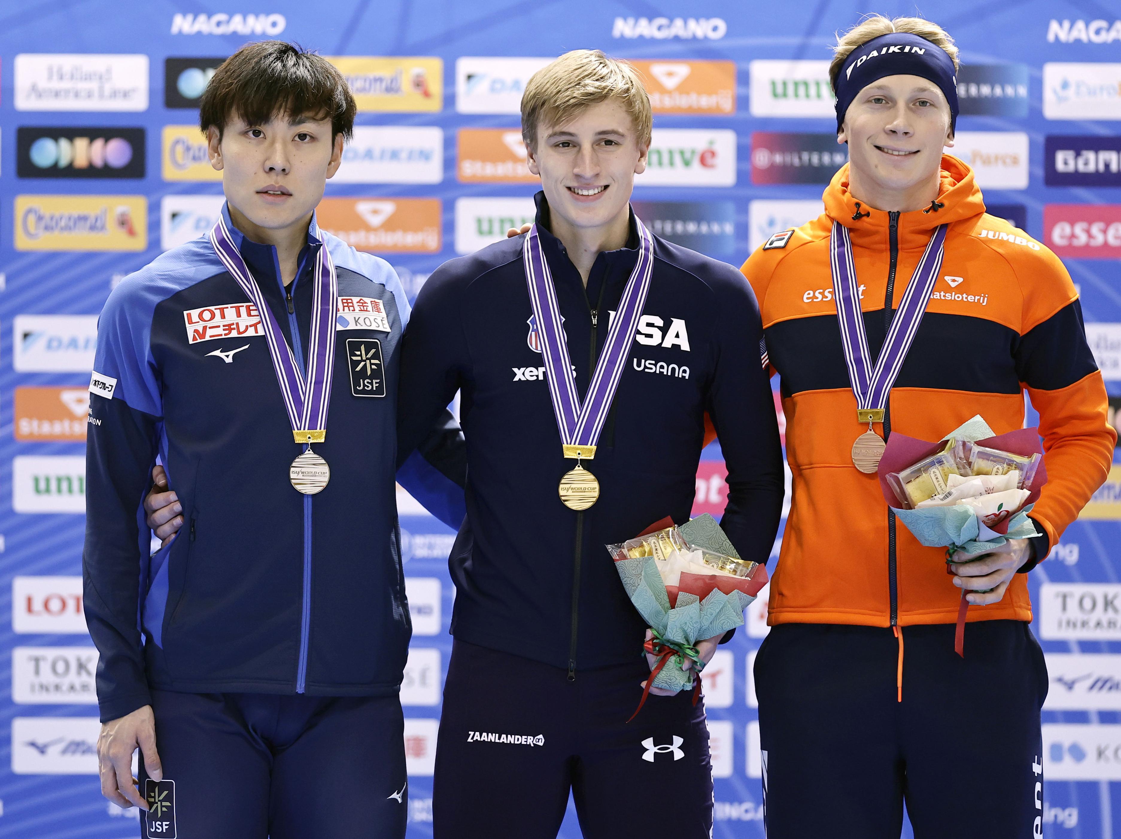 新濱立也、強気の攻めで2位 ライバルの存在「いい刺激」 スピード
