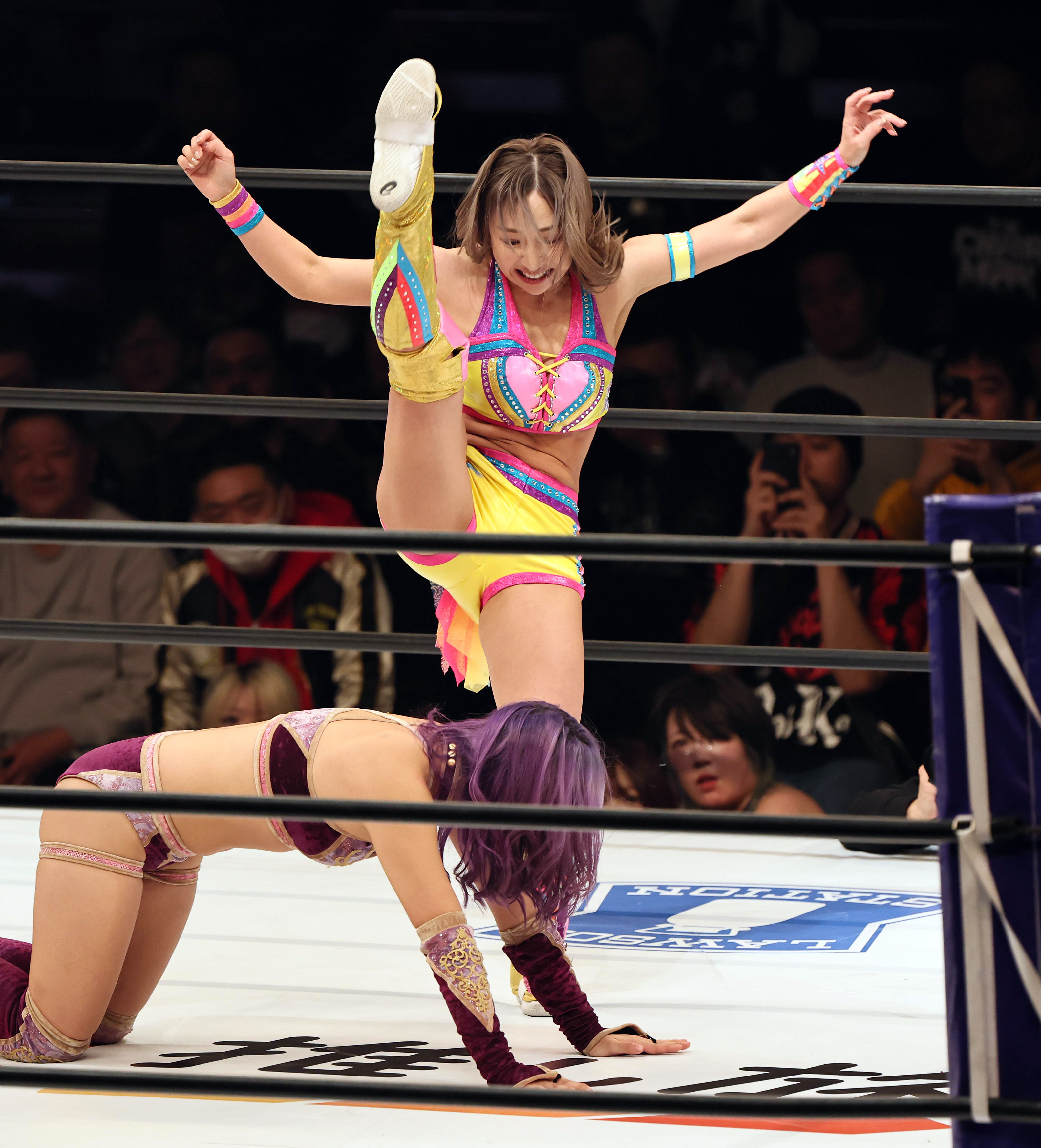 プロレス】愛川ゆず季「42歳で10年以上ぶりに登場して、このビジュアル