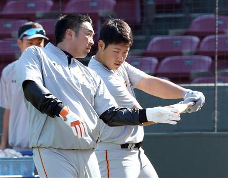 巨人・岡本、先輩・阿部の引退に「いろいろ教えてもらいました