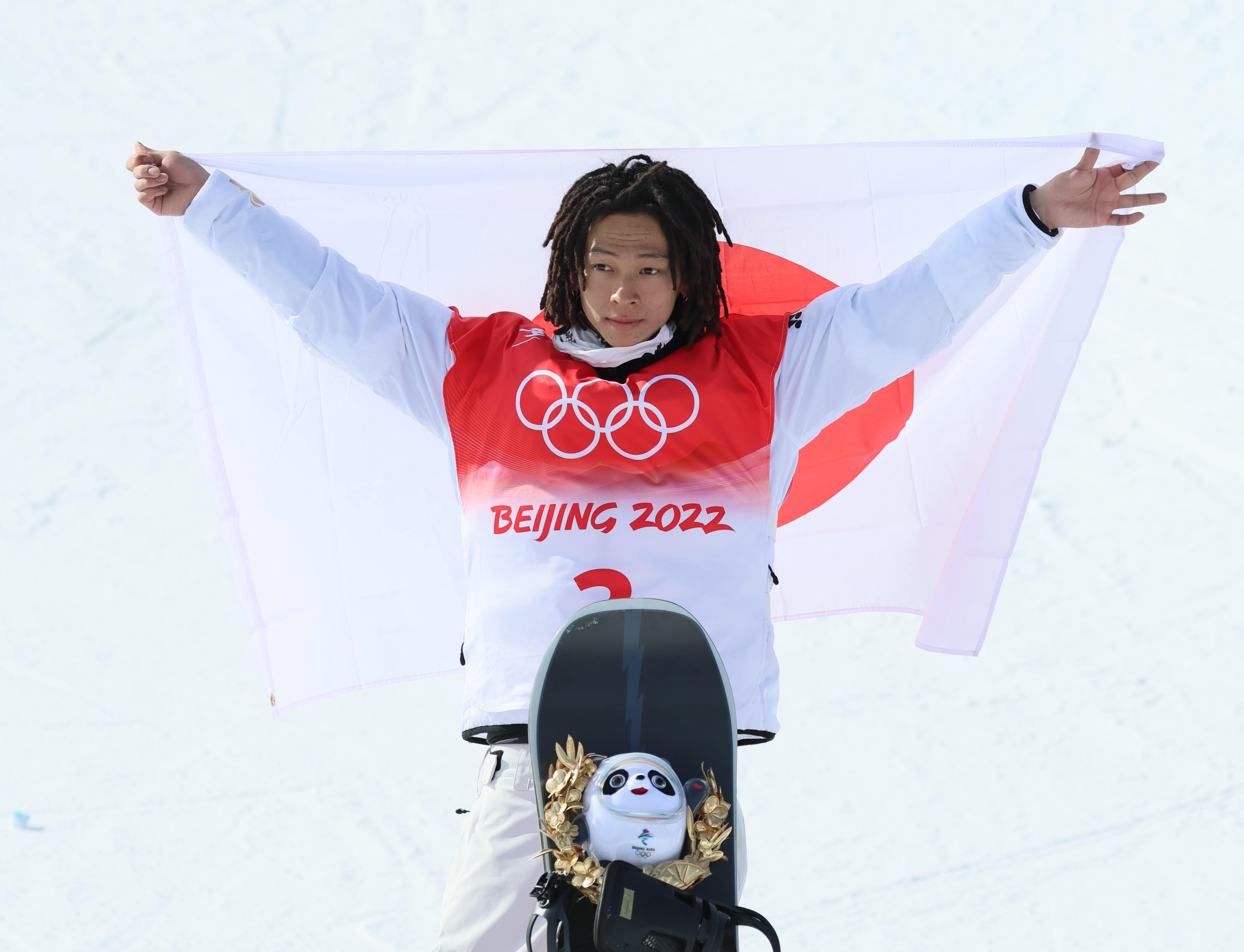 金メダルの平野歩夢「完璧に決められた」 スノボ男子HP（写真・画像