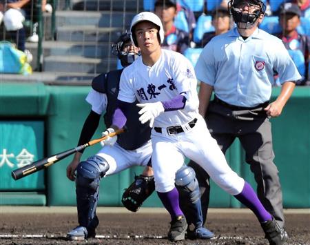 関東第一・４番平泉が点火弾！三回一挙４点／甲子園 - サンスポ