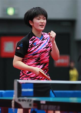 １４歳 木原美悠 美宇に圧勝 この大会の目標だった 信じられない 卓球 1 2ページ サンスポ