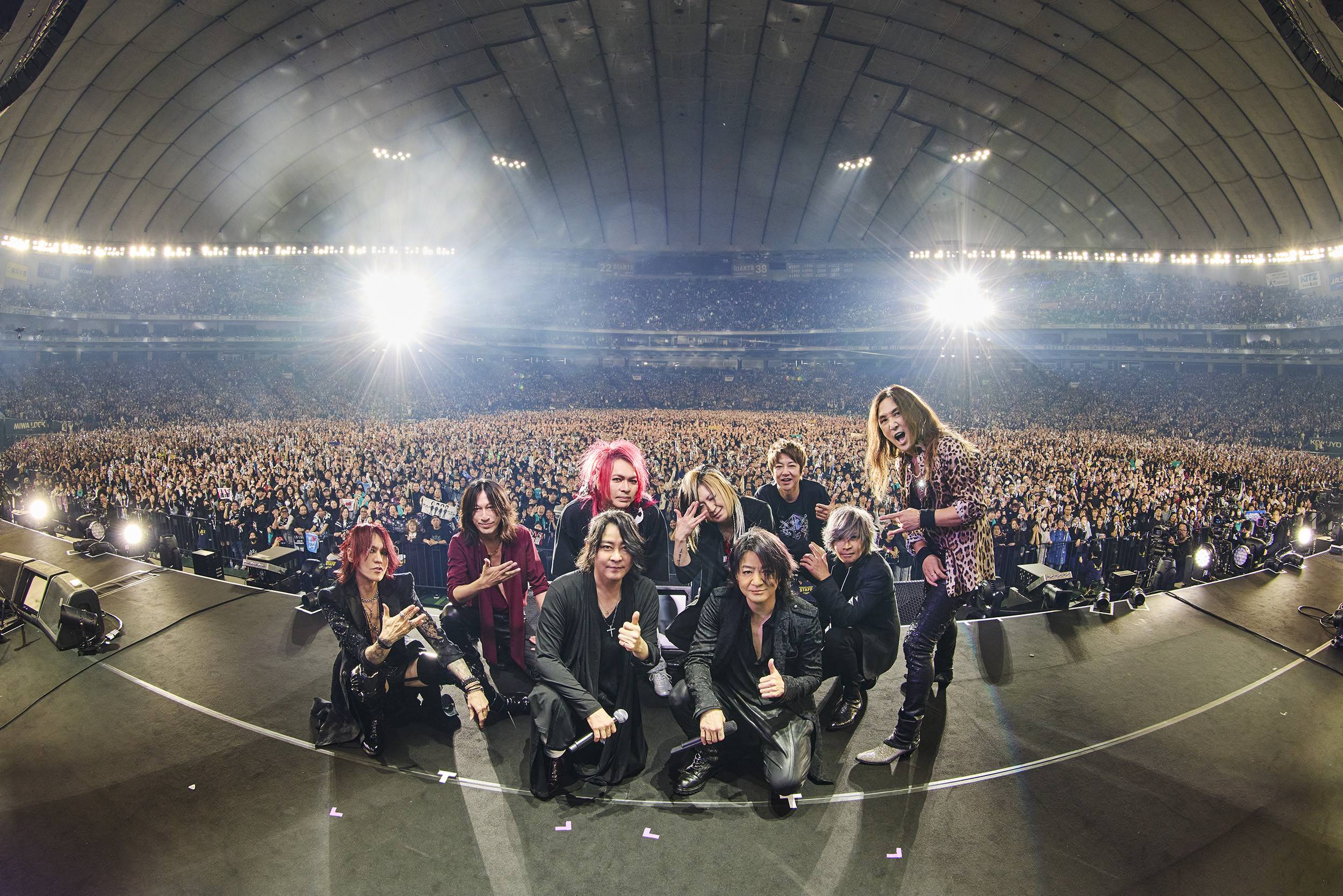 LUNA SEA、東京ドームを熱く黒く…結成35周年記念ツアーグランド