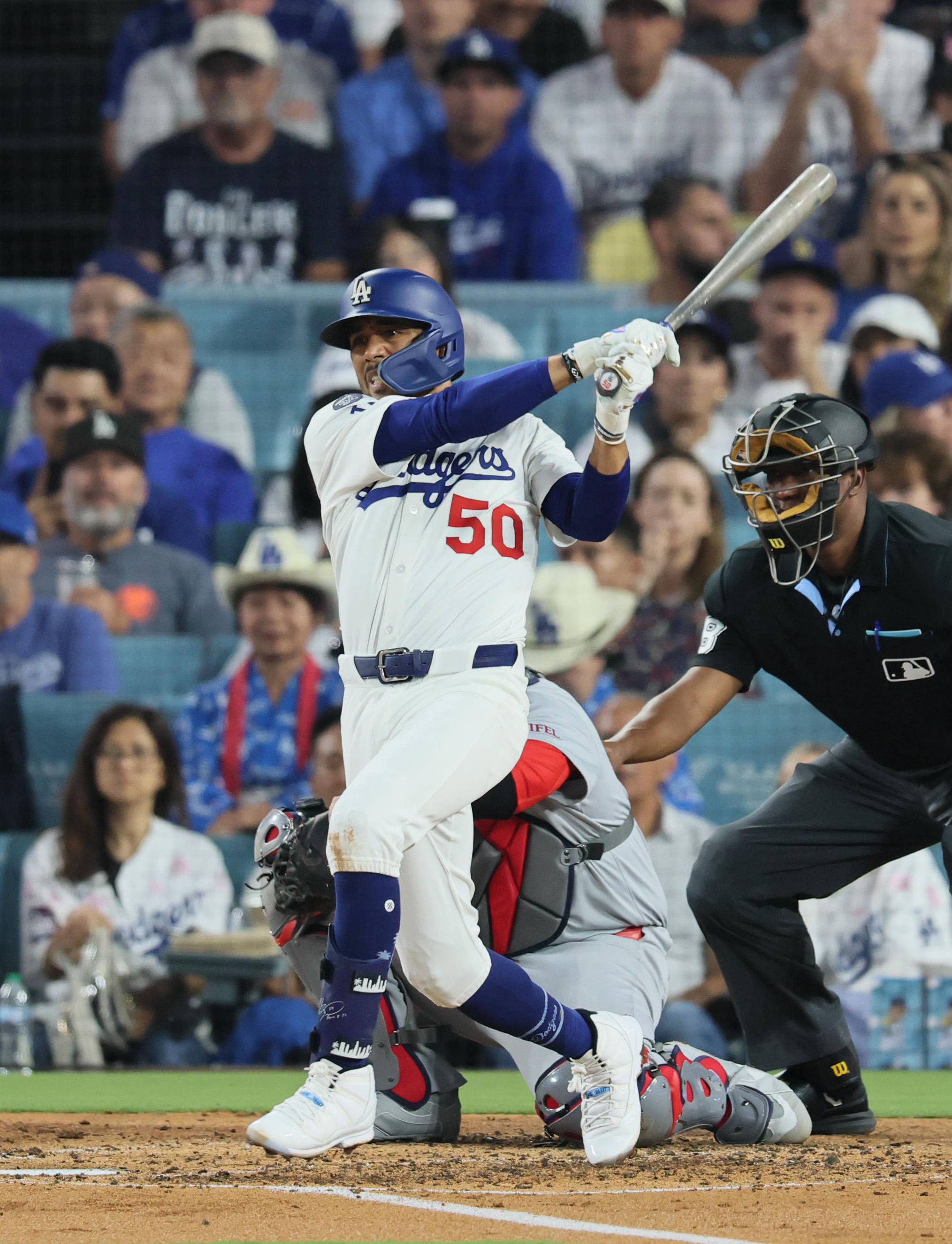 MLB】ムーキー・ベッツが1カ月ぶり一発 シャーザーから逆転2ランで
