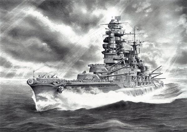 大和」「瑞鶴」「長門」…戦没艦船の細密鉛筆画遺影描き続ける奉納画家