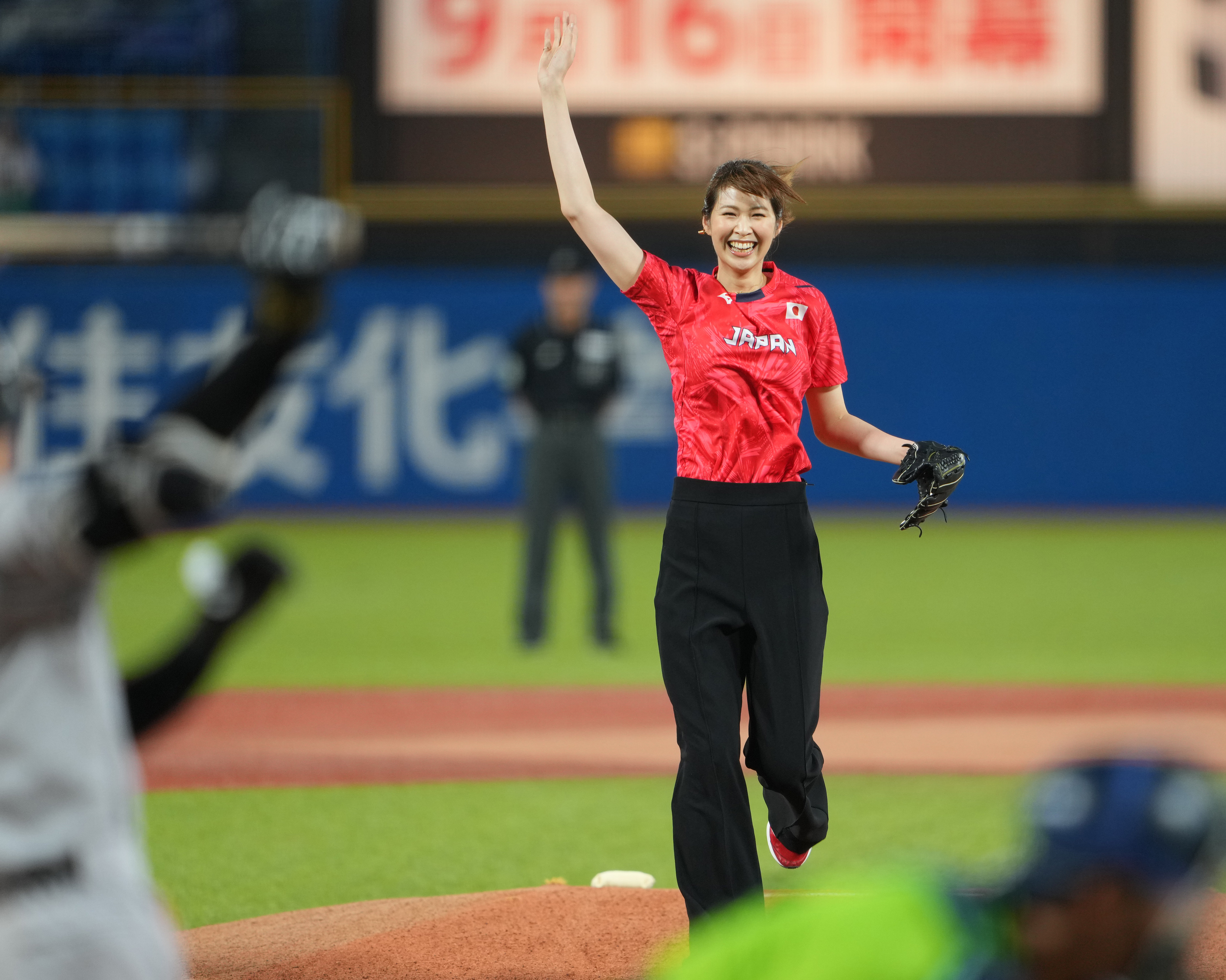 画像】元バレーボール女子日本代表の木村沙織さんが初の始球式