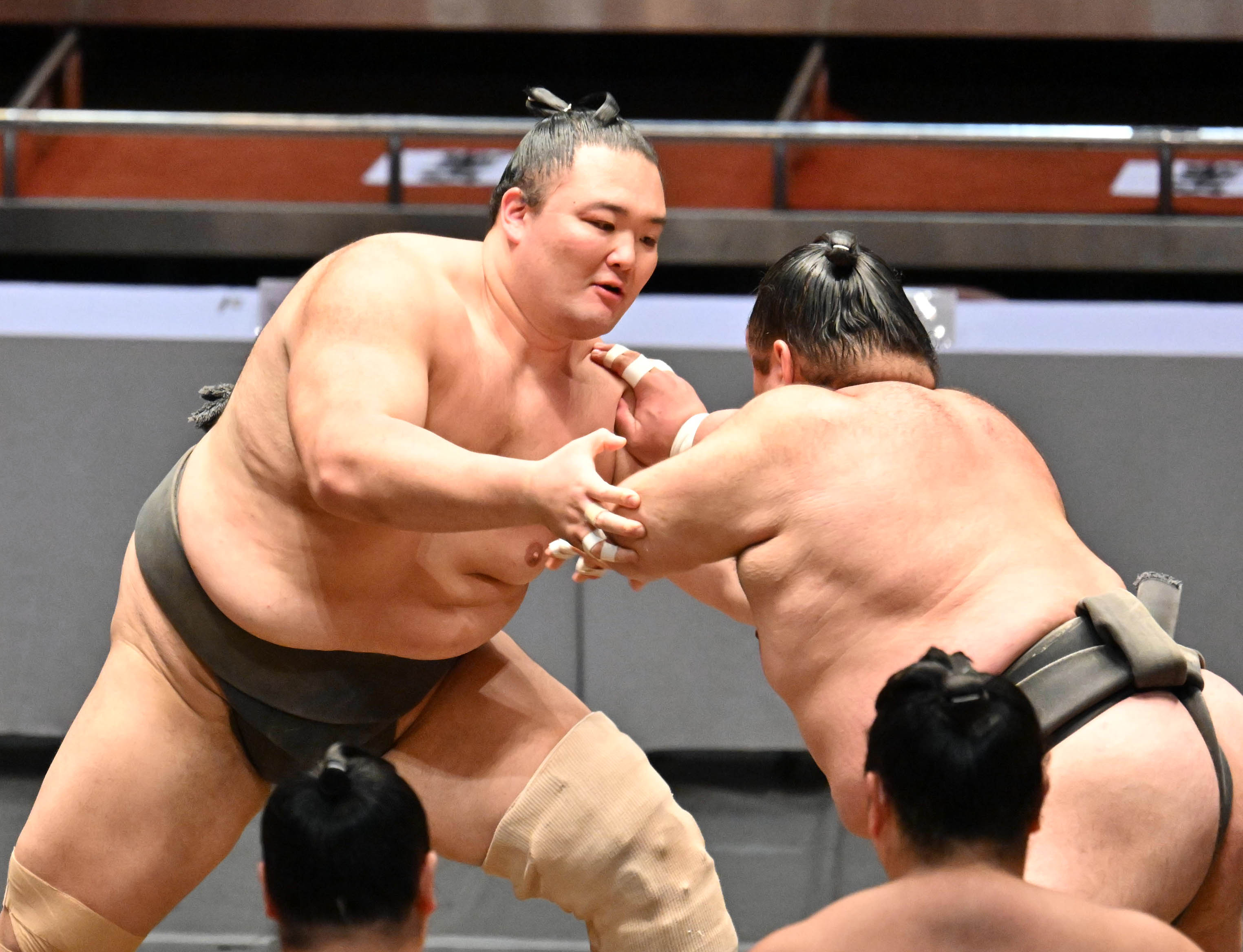 朝乃山、関取復帰へ闘志「一日一番、自分の相撲を取り切れば、結果は