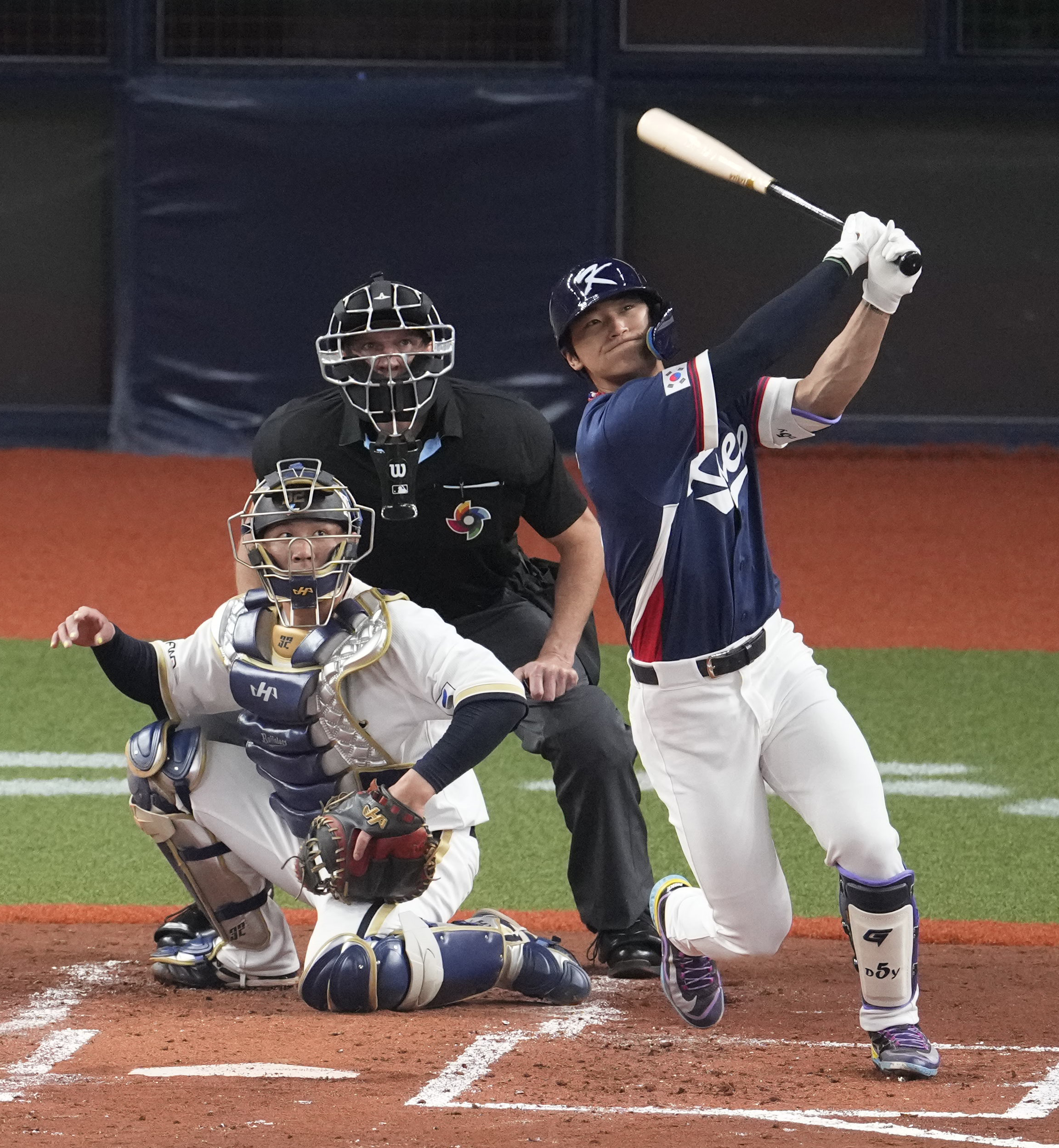 WBC韓国代表のキム・ドヨンが2戦連発の3ラン オリックスとの強化試合