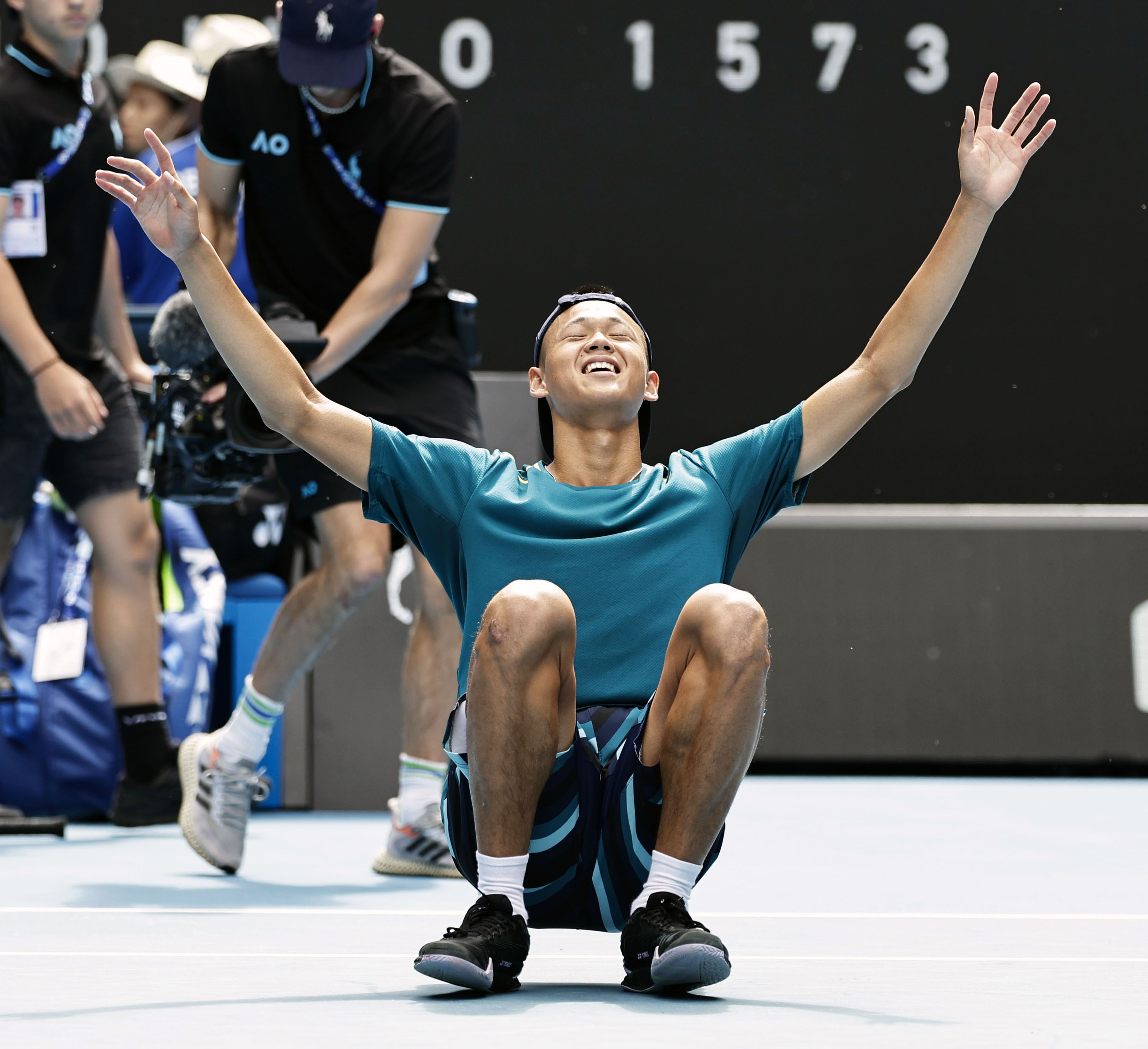 フォト】坂本怜が全豪ジュニア初優勝 日本勢2人目の四大大会制覇