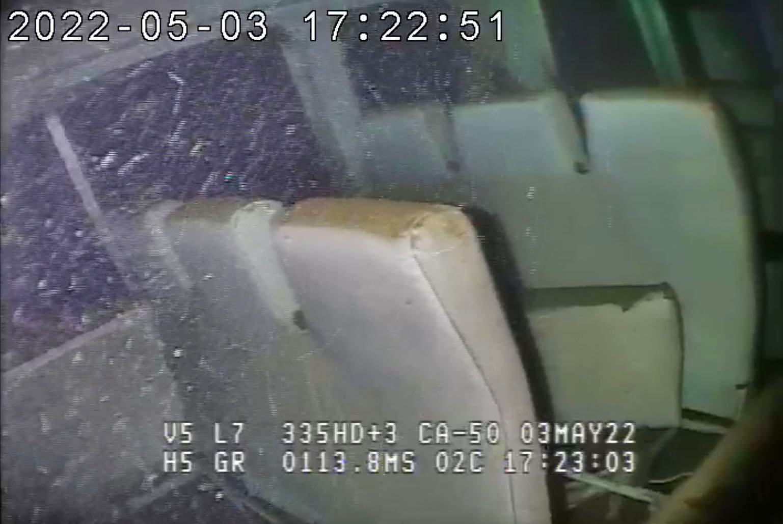 知床半島沖で沈没した観光船の水中映像を公開 北海道警、発生10日後に