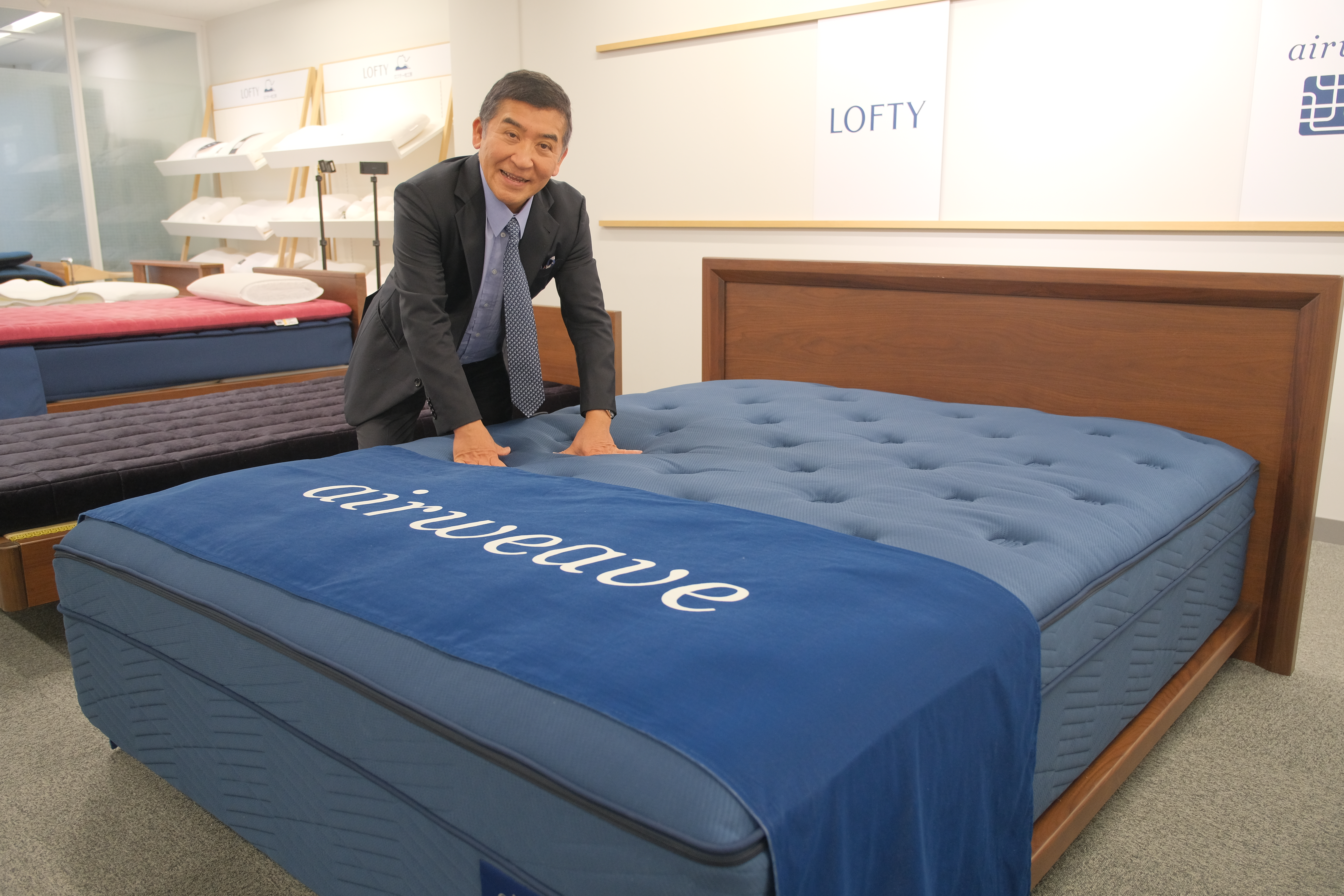 【美品】東京オリンピック airwave 掛け布団　エアウィーブ エアウィーヴが〝Futon〟で海外開拓へ ロス五輪にらみ8年ぶり米